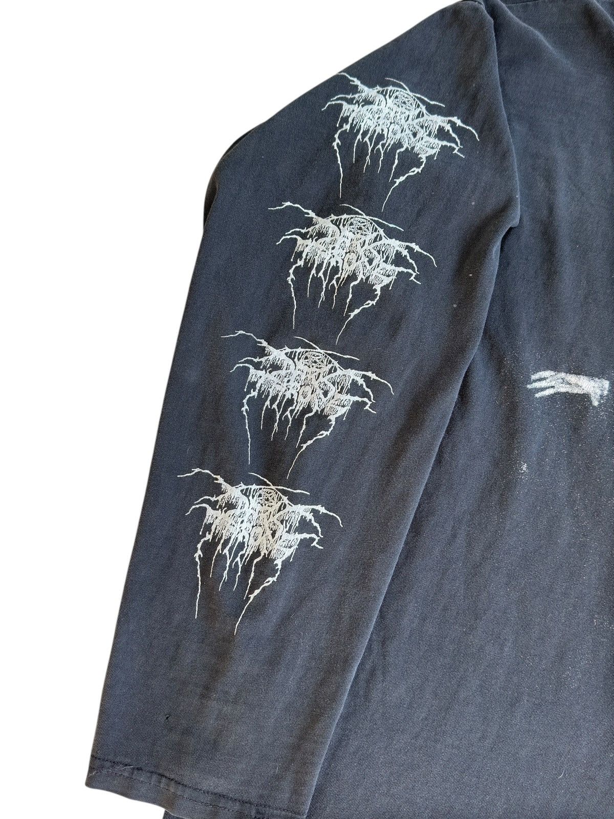 Band Tees RARE Vintage 1998 DARKTHRONE Blaze In The Northern Sky Shirt Size US XL / EU 56 / 4 - 10 Thumbnail