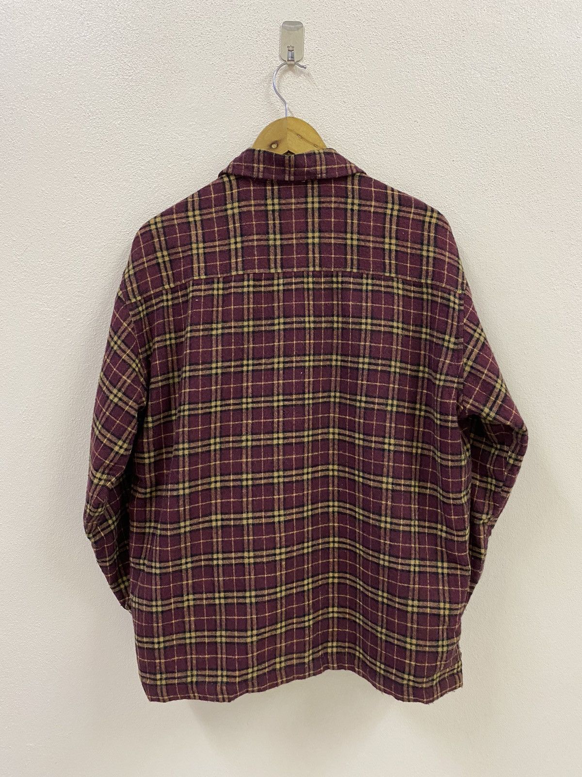 Converse × Vintage Vtg Converse Wool Plaid Jacket Size US M / EU 48-50 / 2 - 5 Thumbnail