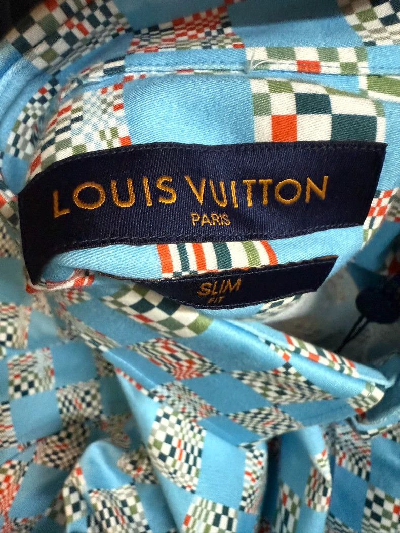 Louis Vuitton Louis Vuitton Checkerboard shirt Size US L / EU 52-54 / 3 - 3 Thumbnail