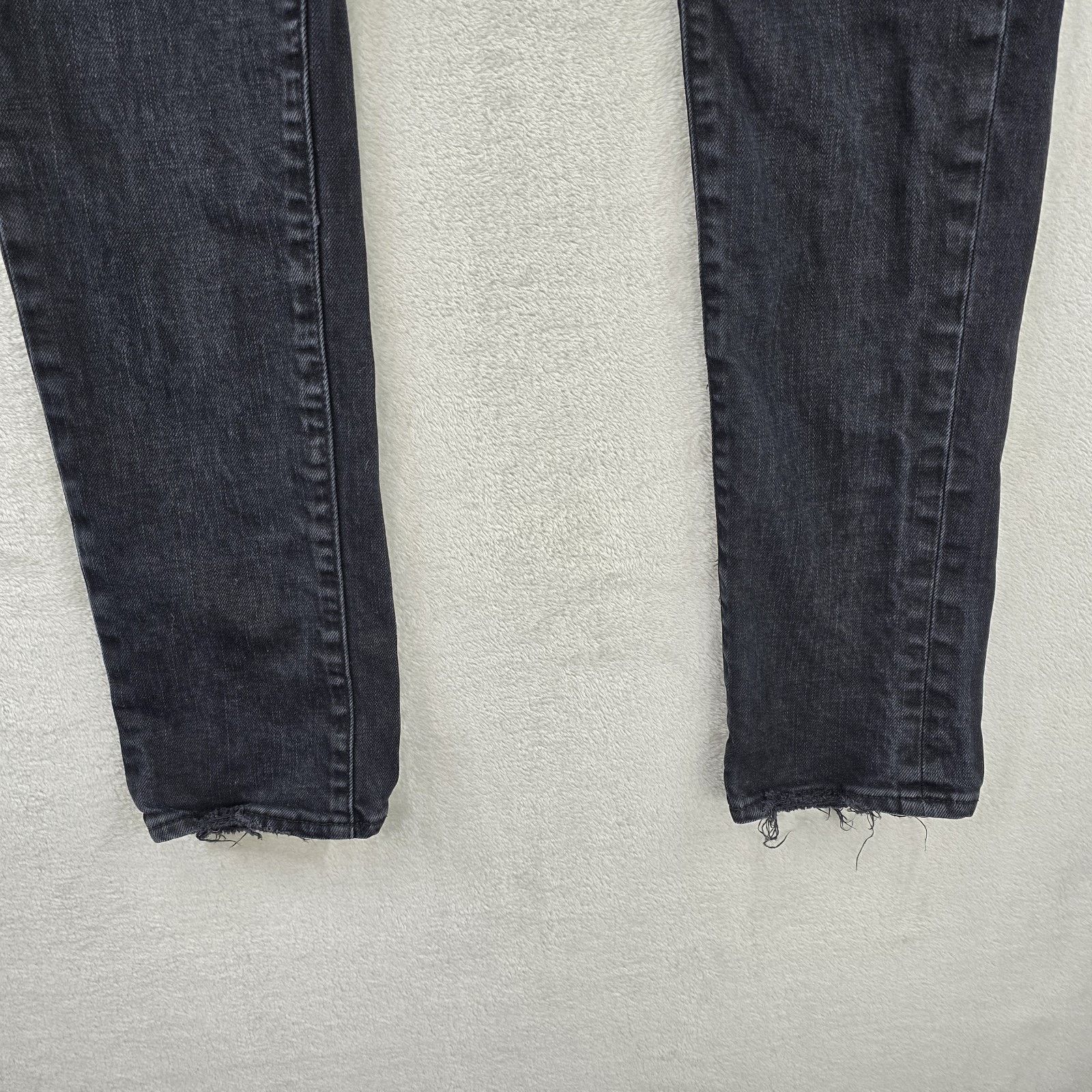 Purple Brand Purple Brand Jeans Mens 33x30 Black P001 Distressed Slim Fit Size US 33 - 4 Thumbnail