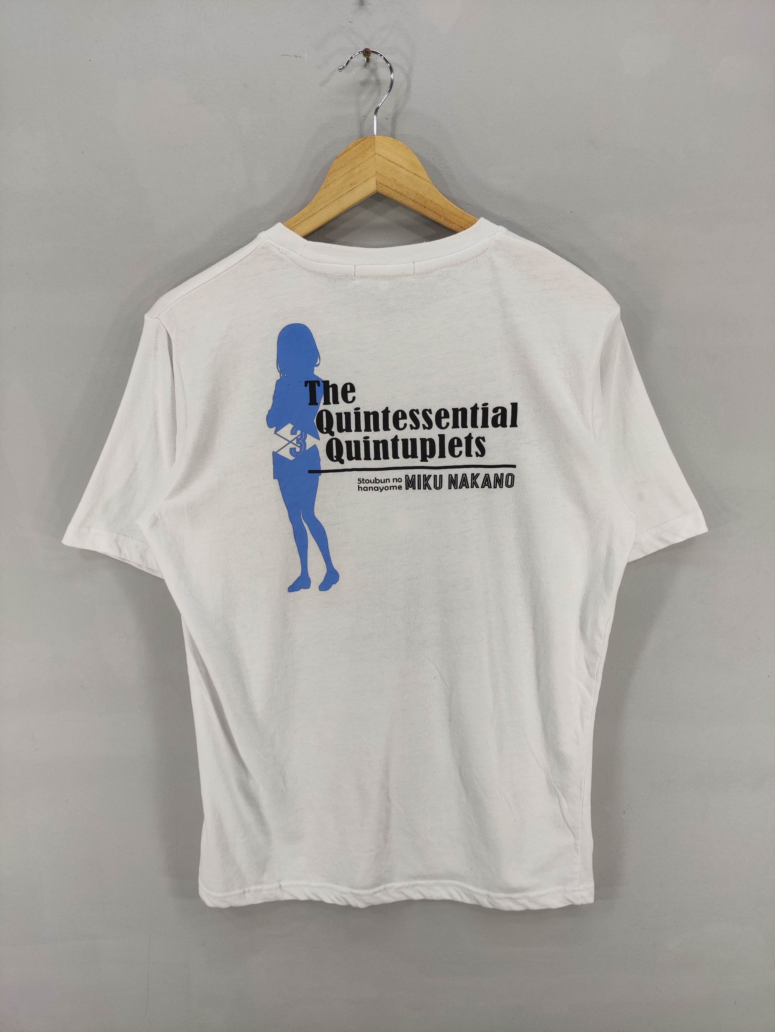 Anime Vintage Japanes Brand Anima Miku Nakano Tee Tshirt Size US M / EU 48-50 / 2 - 6 Thumbnail