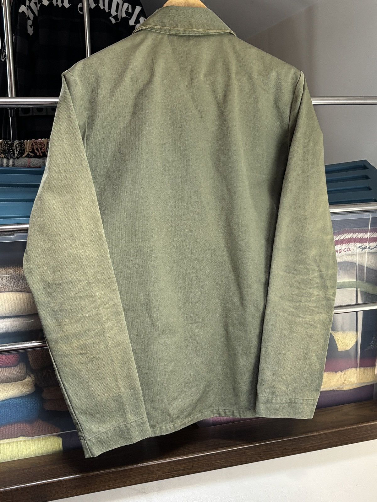 A.P.C. A.P.C. Army Military Buttoned Vintage Work Jacket Size US S / EU 44-46 / 1 - 5 Thumbnail
