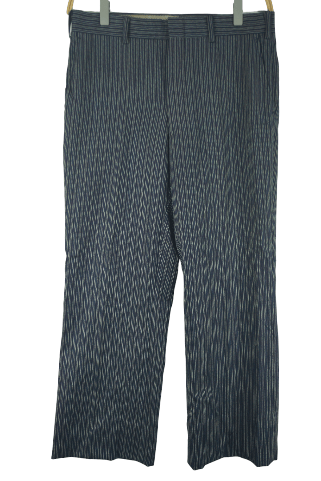 image of Italian Designers x Pierre Cardin Casual Pants Stripe Nice Design in Blue, Men's (Size 30)