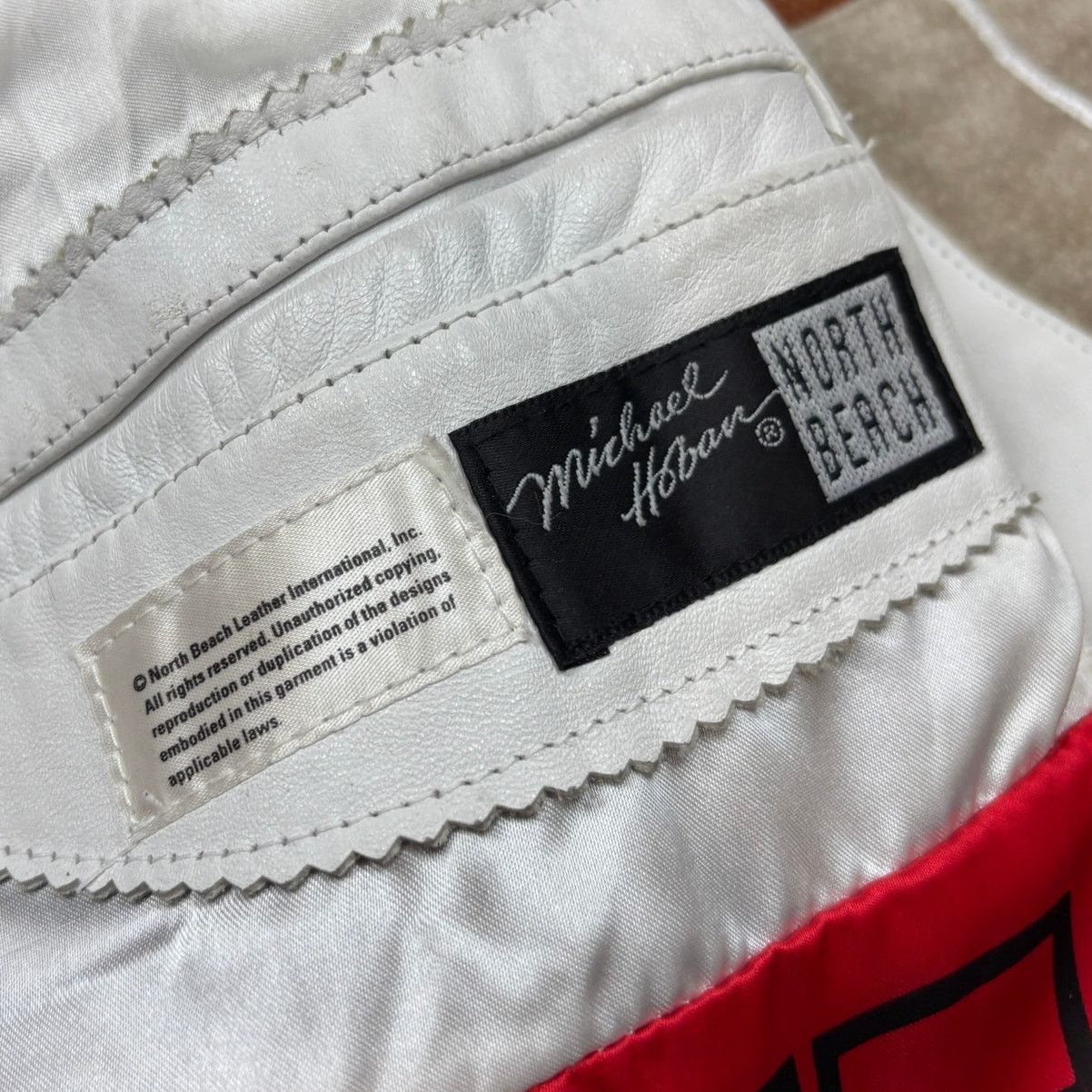 Hobo × Michael Hoban × Vintage VTG Michael Hoban Hobo Wear North Beach Leather Jacket 46 Size US XXL / EU 58 / 5 - 6 Thumbnail