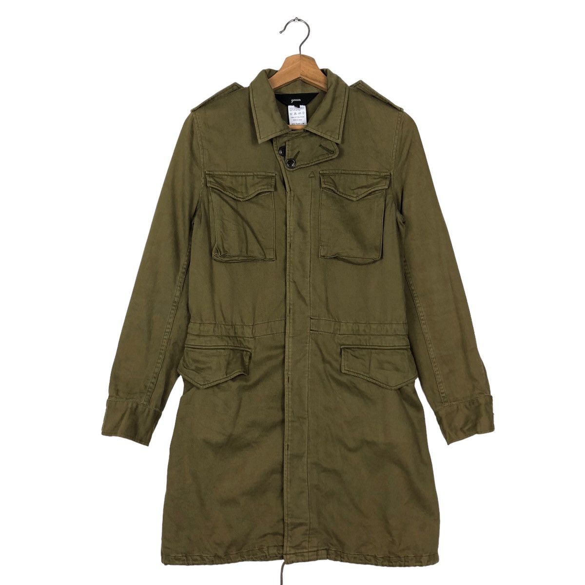 Japanese Brand 🔥Military Parka Jacket Style Green Made in Japan Size US M / EU 48-50 / 2 - 1 Thumbnail