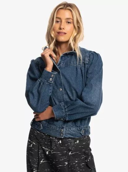 Quiksilver The Nancy - Stranger Things Denim Jacket Size M / US 6-8 / IT 42-44 - 3 Thumbnail