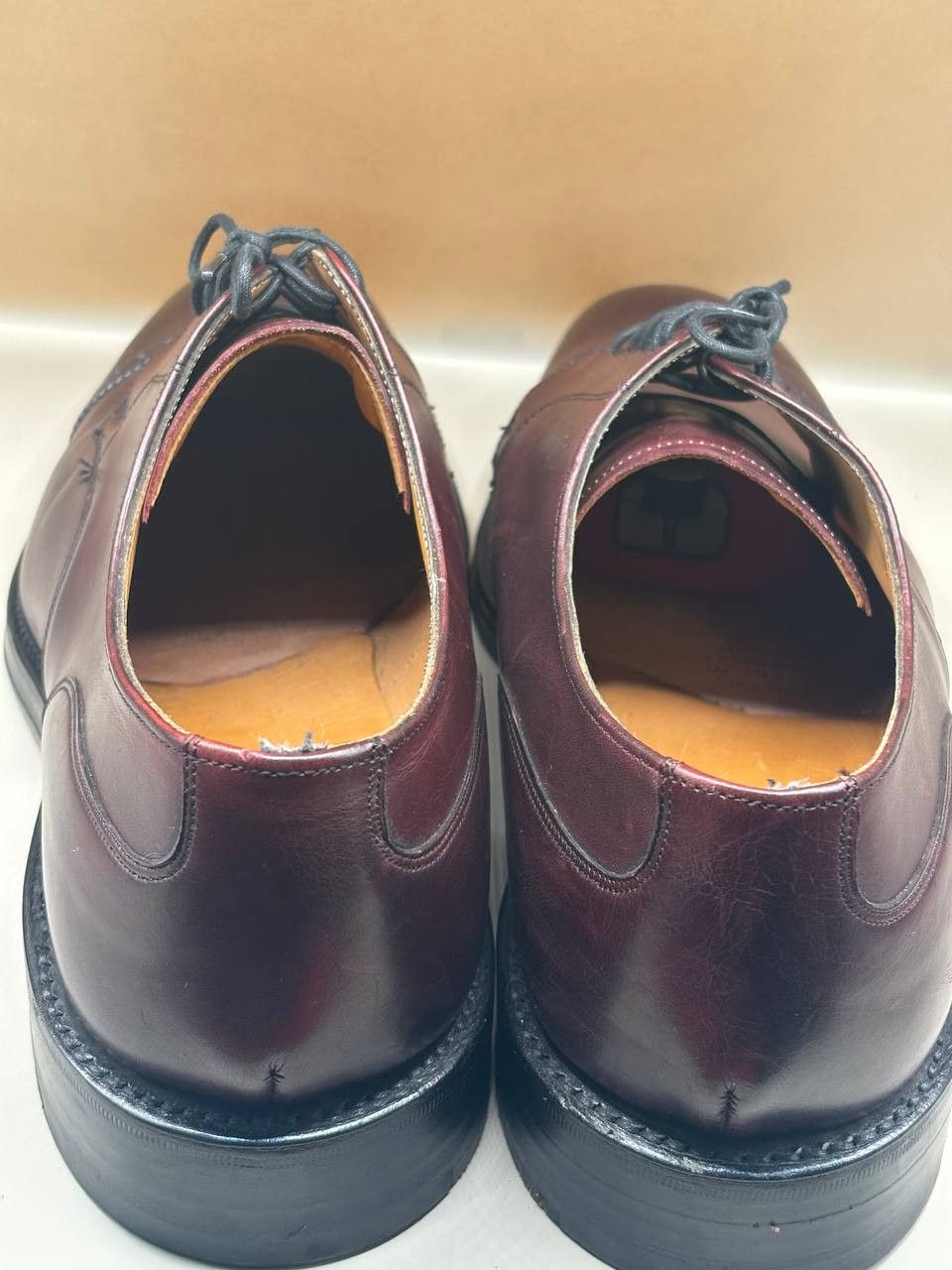 Prada PRADA Made in England Leather Cap-Toe Derby Shoes UK 12 Size US 13 / EU 46 - 5 Thumbnail
