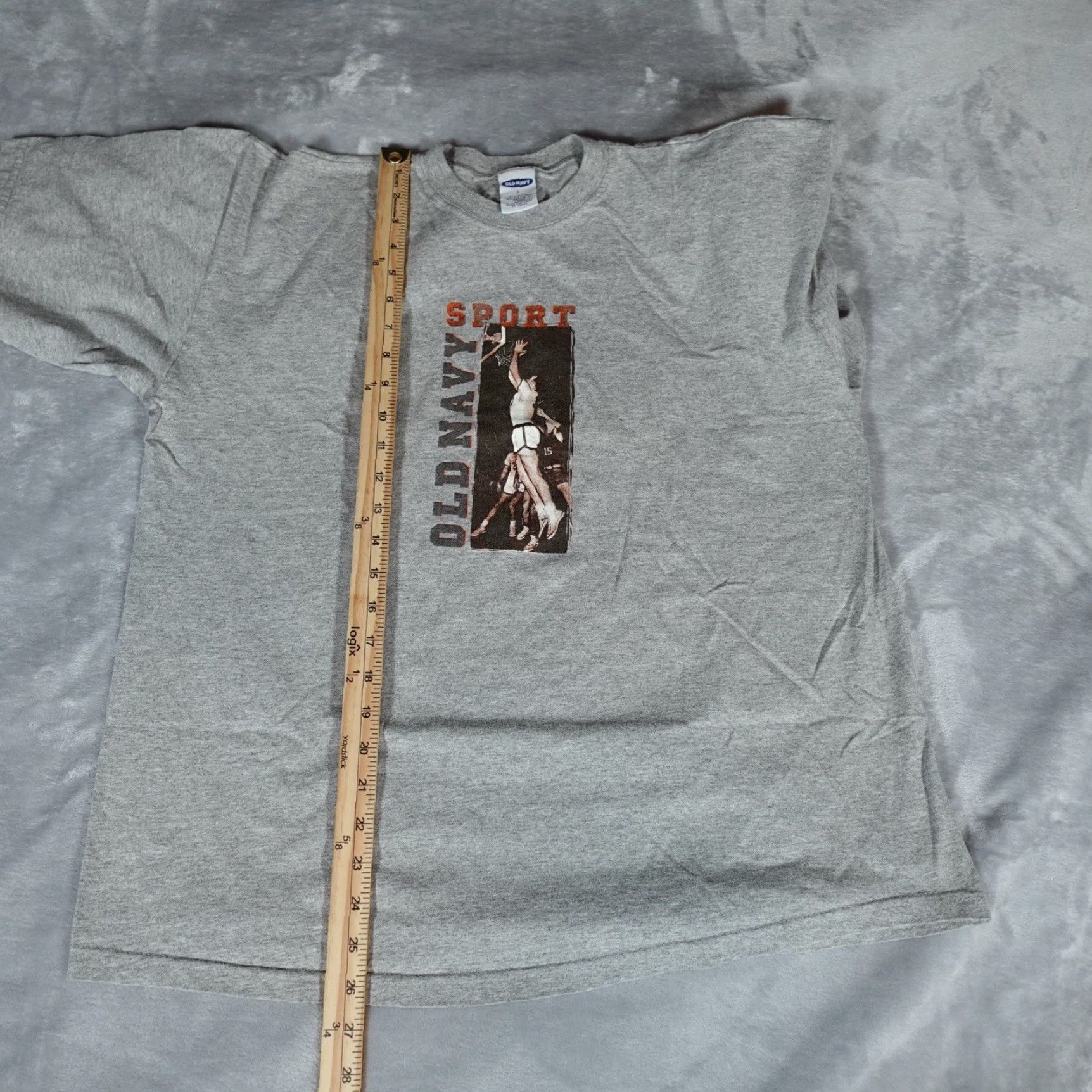 Old Navy Vintage Old Navy Basketball Sport Shirt Mens L Gray Y2K Size US L / EU 52-54 / 3 - 6 Thumbnail