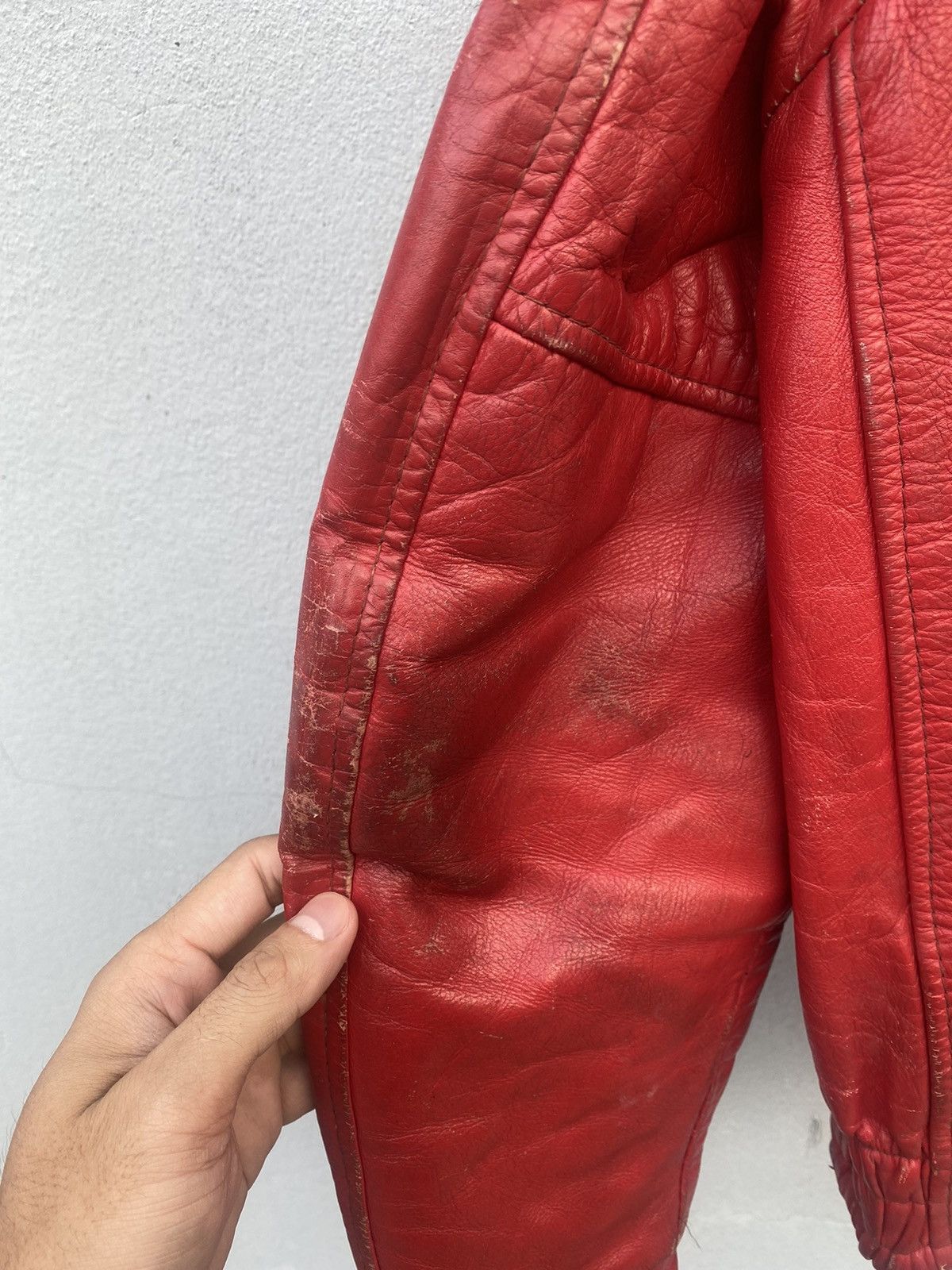 Vintage Vintage 81’ West Hill Football Leather Jacket Size US M / EU 48-50 / 2 - 18 Thumbnail