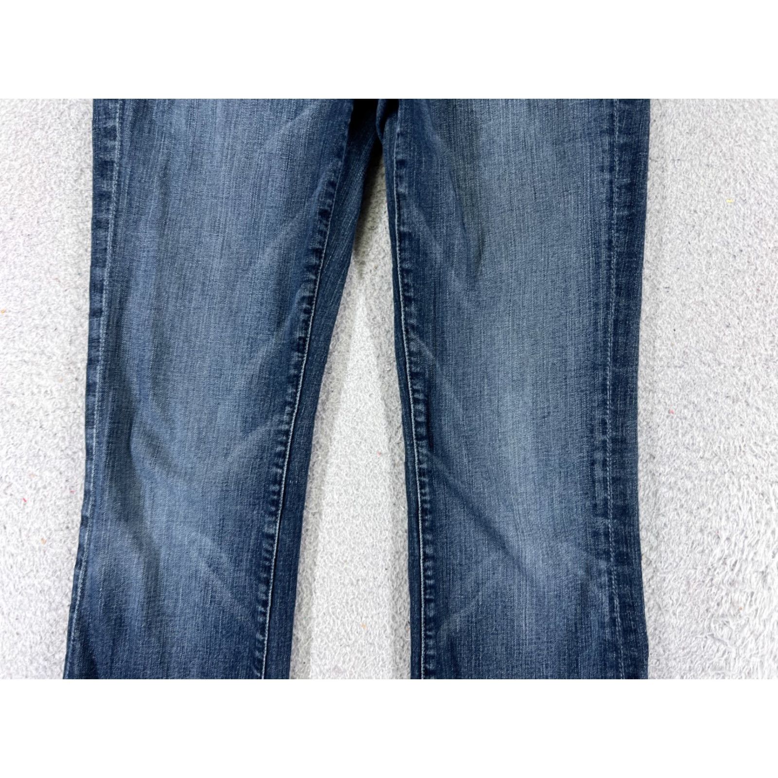 7 For All Mankind 7 For All Mankind Jeans Women Bootcut 29 Blue Denim Low Rise Cotton Blend 28x29 Seasonal Distressed Pockets Modern Mens? Size 29" - 3 Thumbnail