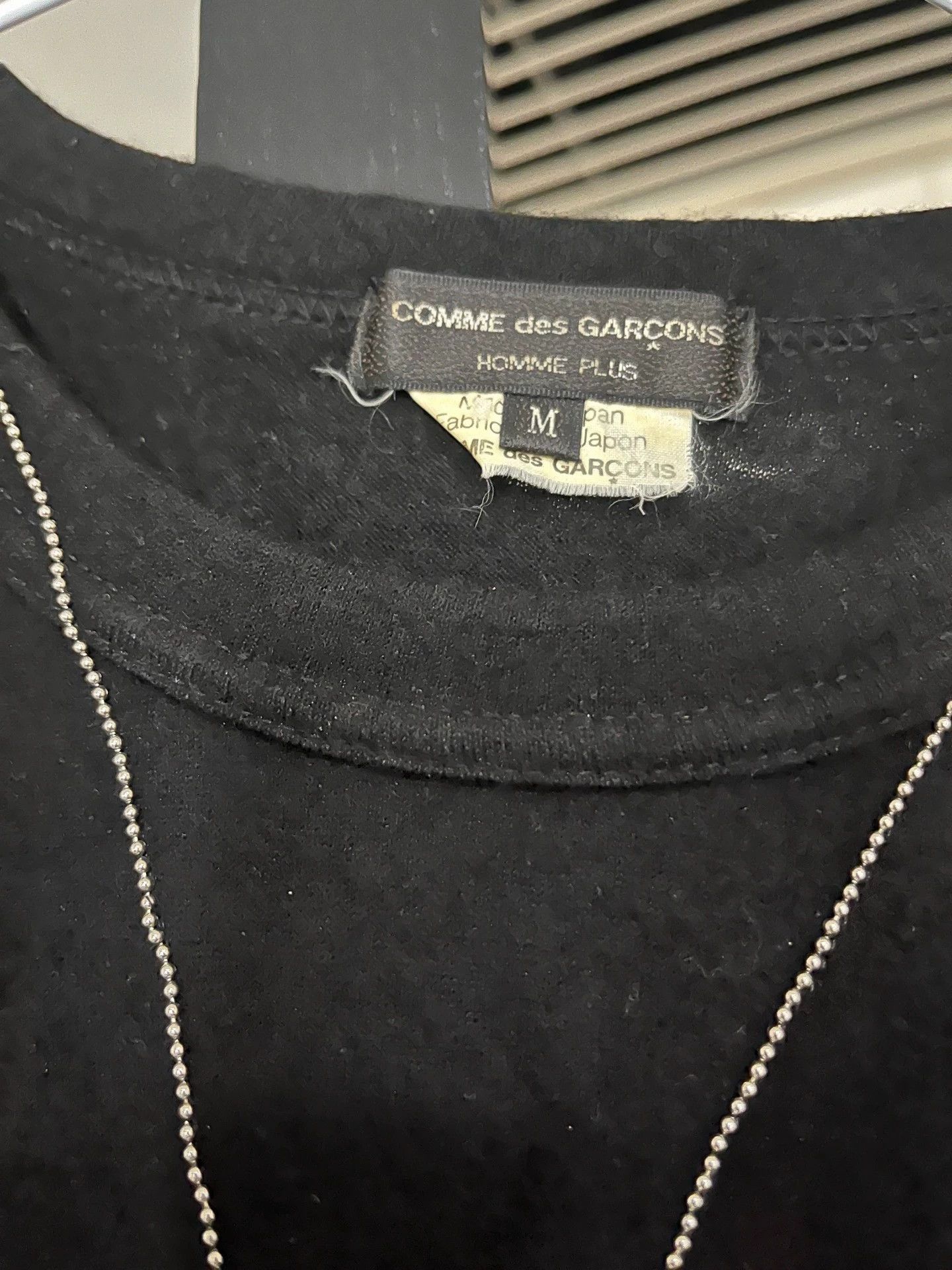 Comme des Garcons CDG Homme Beaded Tailored Pullover Sweater M Unisex Size US M / EU 48-50 / 2 - 2 Thumbnail