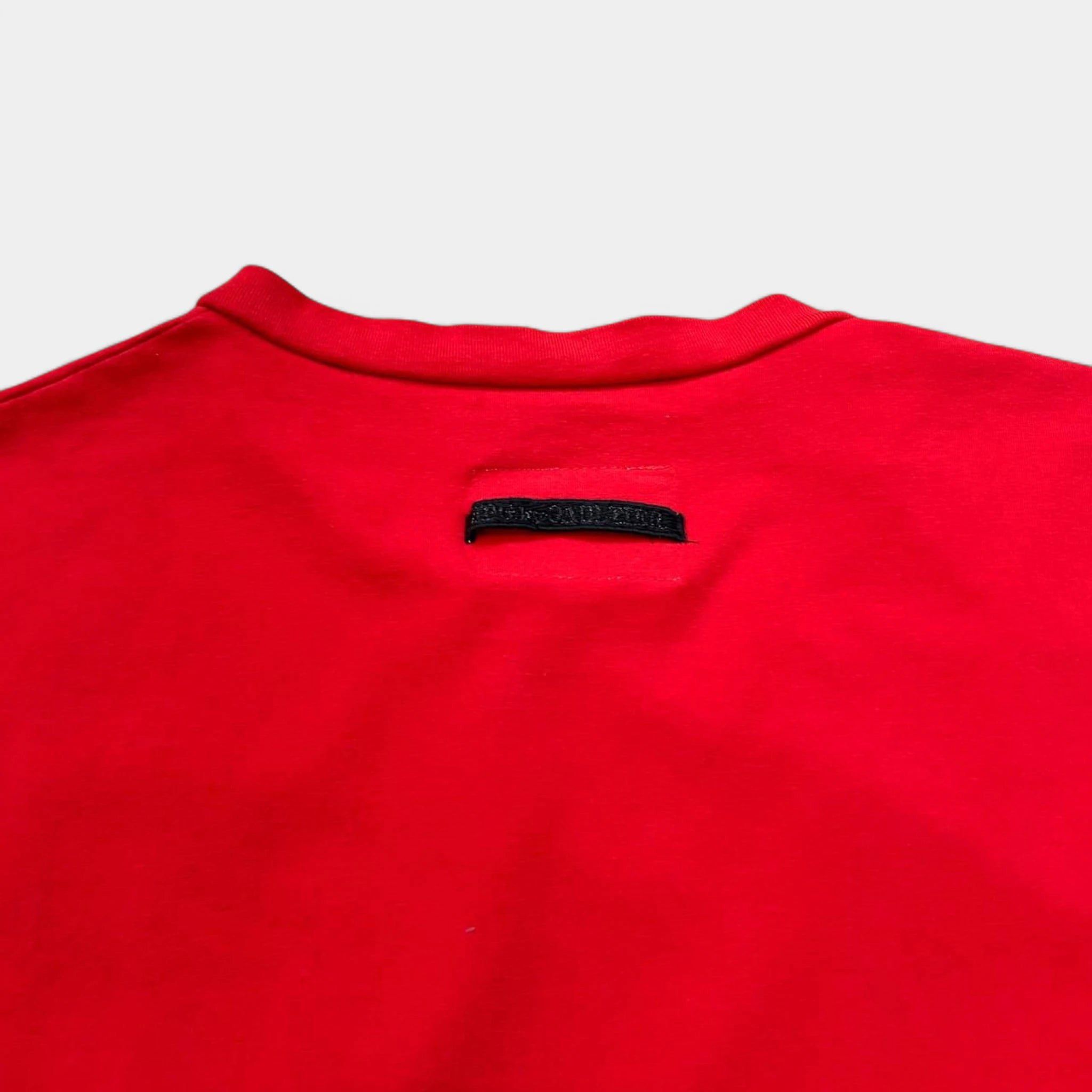 Jean Paul Gaultier Jean Paul Gaultier Red Deconstructed Sleeveless T-Shirt Size US L / EU 52-54 / 3 - 4 Thumbnail