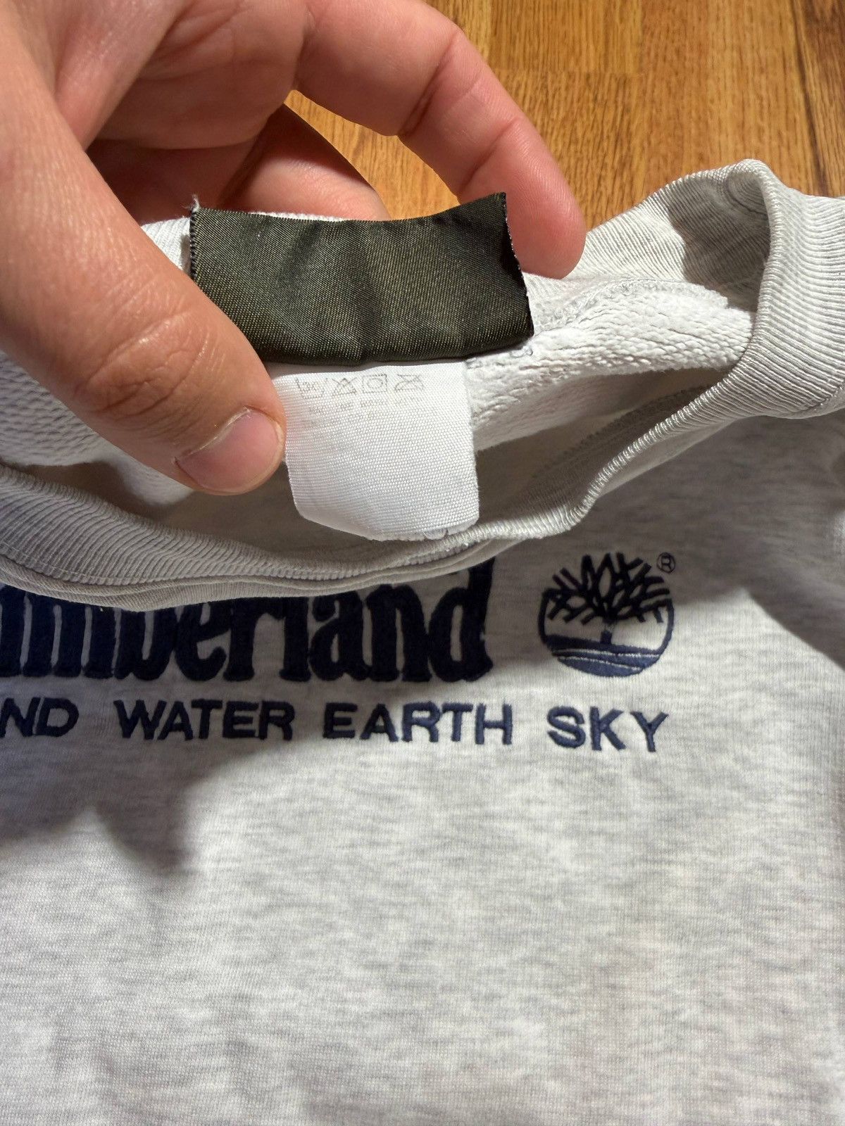 Timberland Vintage 90s Timberland Weathergear Embroidered Sweatshirt Size US S / EU 44-46 / 1 - 7 Thumbnail