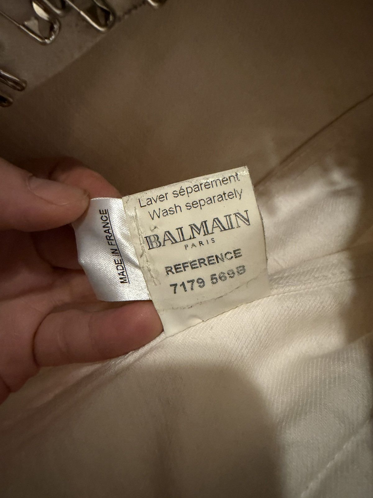 Balmain Balmain SS11 Runway Safety Pin Jacket Decarnin Size US XS / EU 42 / 0 - 22 Thumbnail