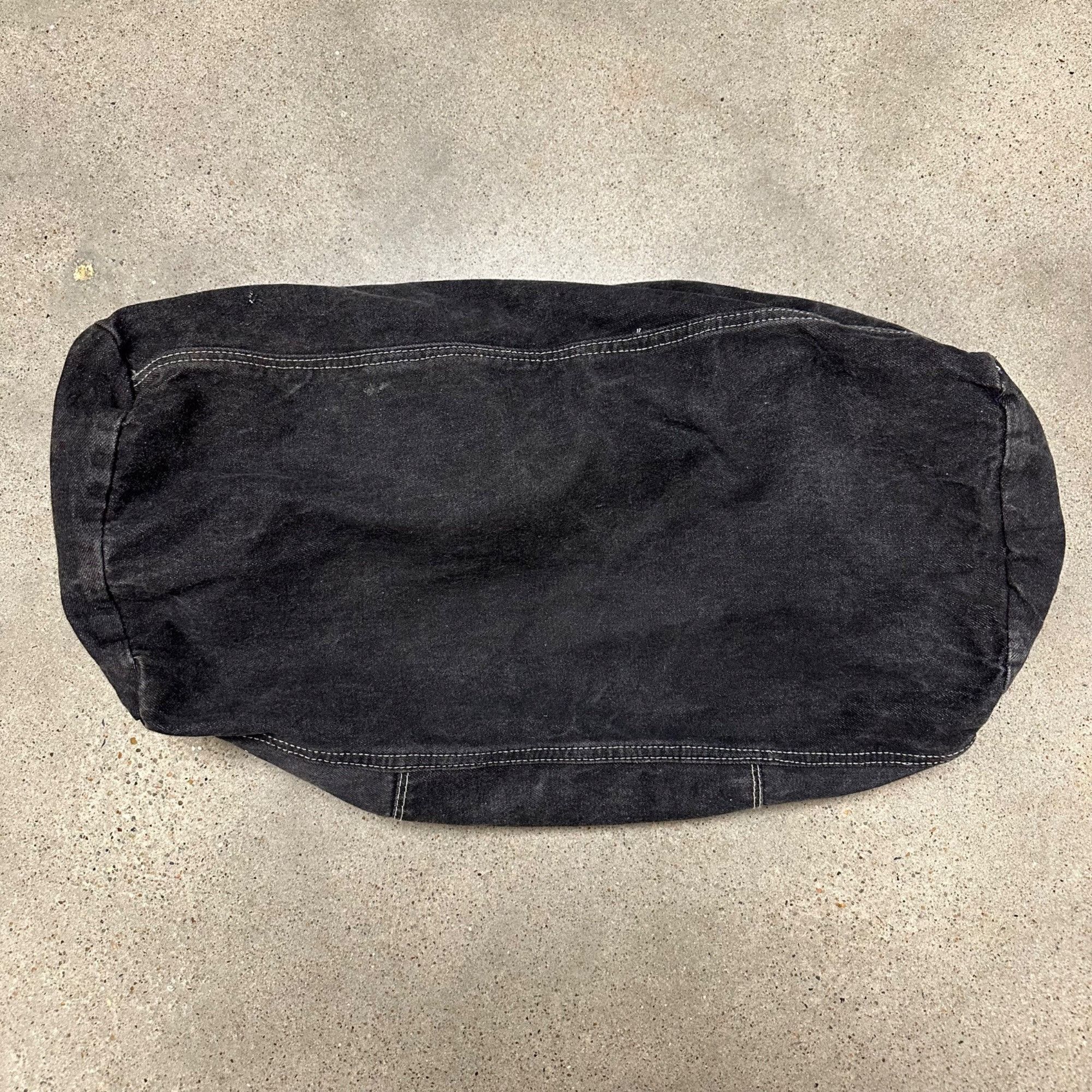 Vintage Vintage 90s Gitano Black Canvas Zip Up Duffel Bag Size ONE SIZE - 4 Thumbnail