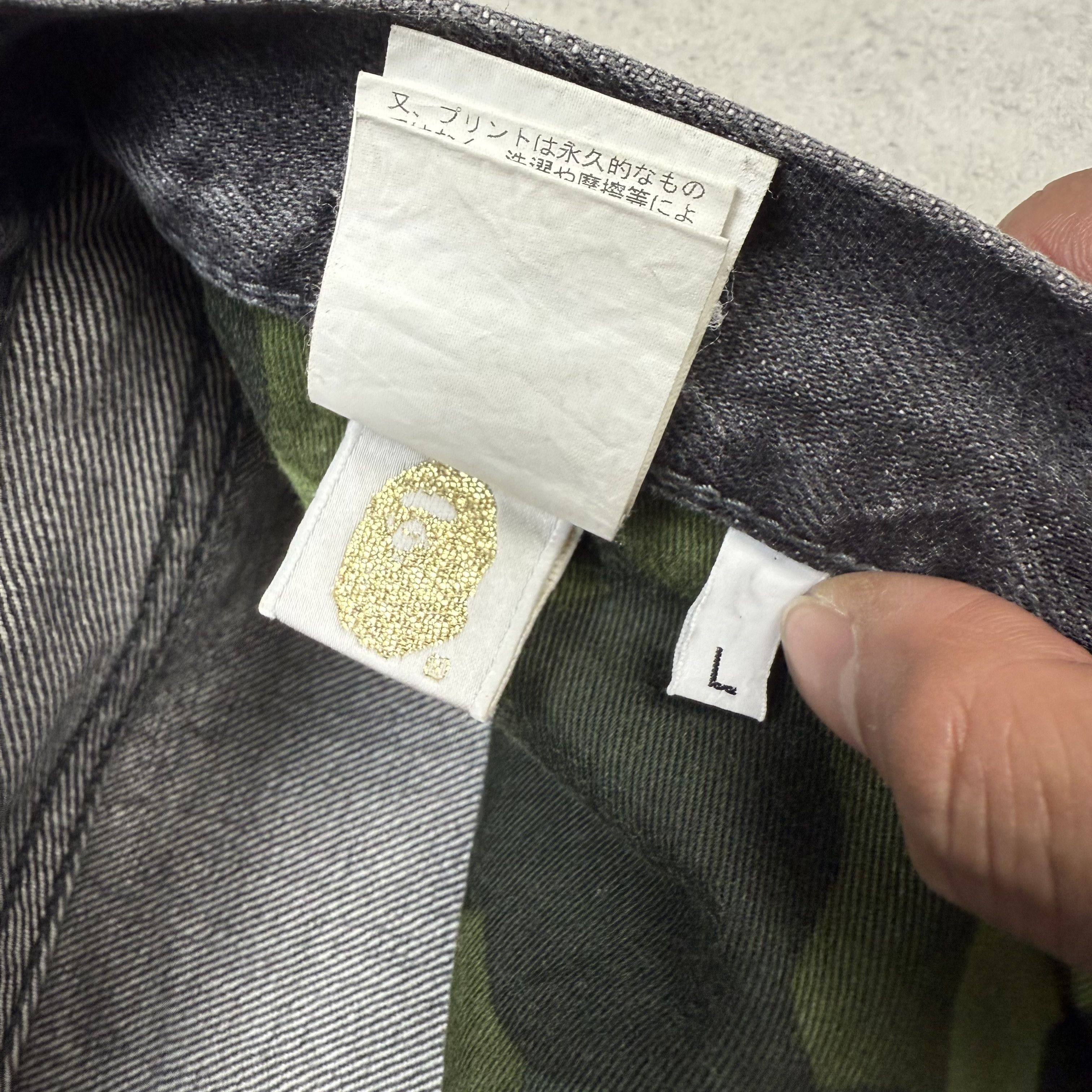Bape Vintage A Bathing Ape Denim Size US 36 / EU 52 - 12 Thumbnail