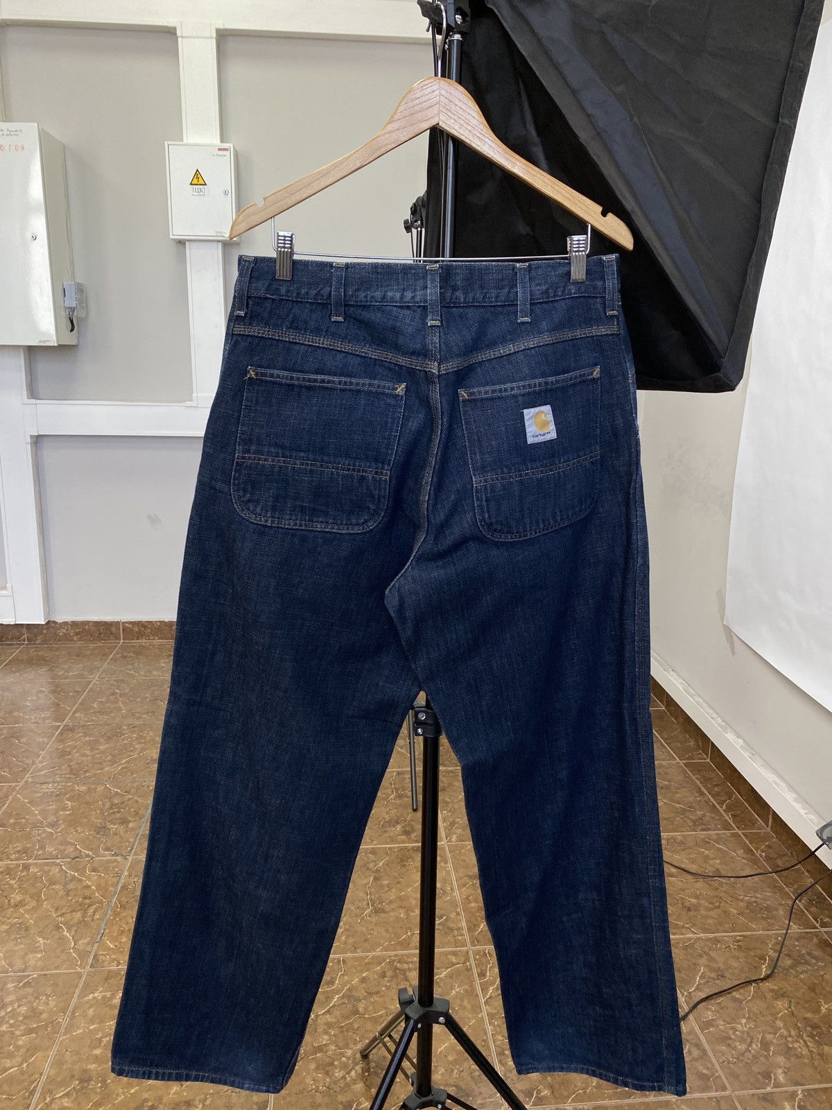 Carhartt 🇺🇸 Vintage 90s Carhartt Work Jeans Rare Retro Hype Y2K Size US 34 / EU 50 - 1 Thumbnail