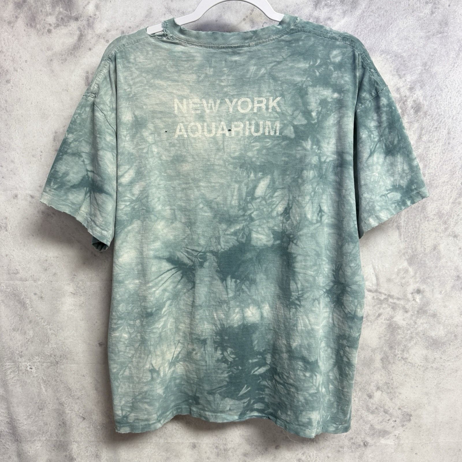 The Mountain Vintage 90s Sea Turtle Graphic T Shirt NY Aquarium Mountain Size US L / EU 52-54 / 3 - 2 Thumbnail