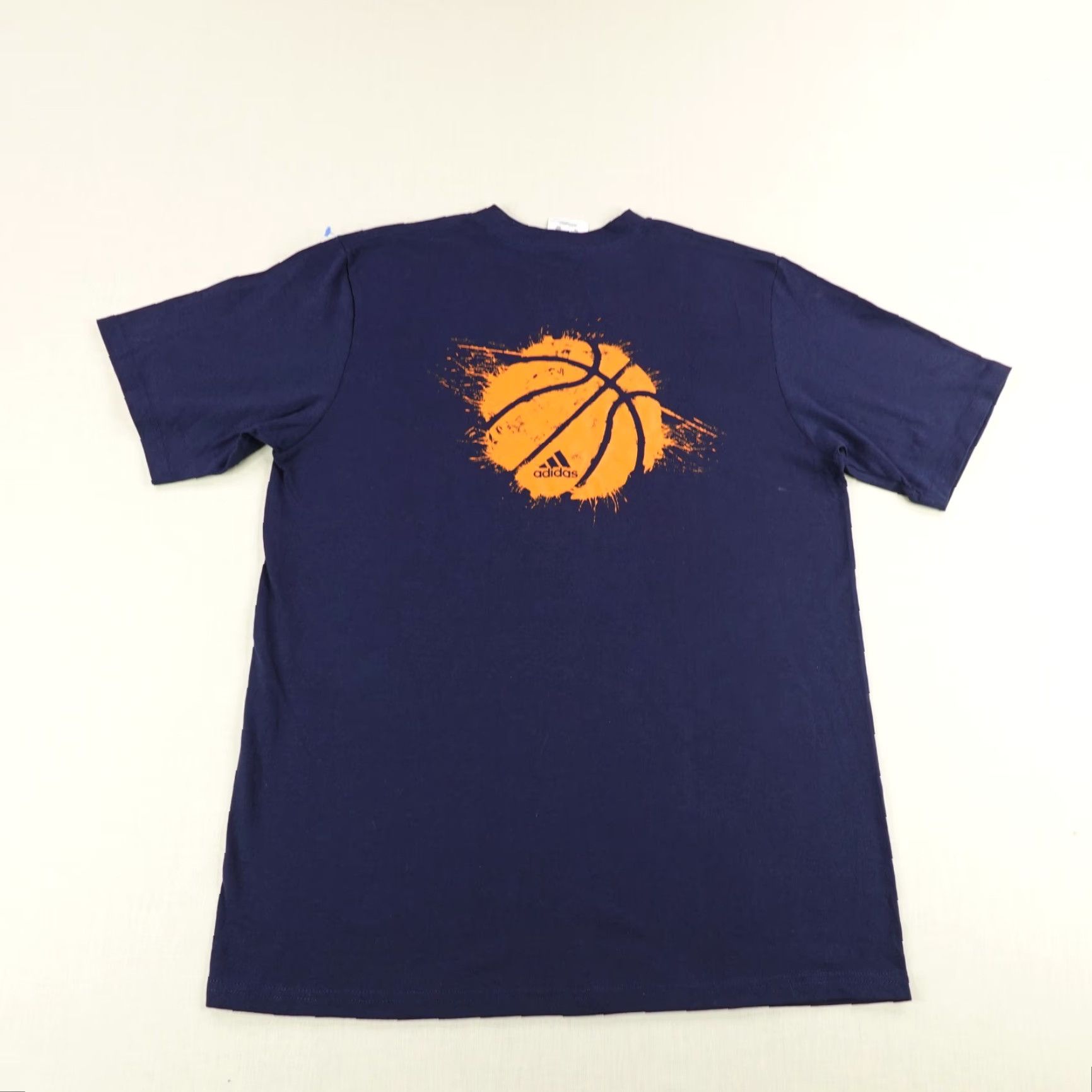 Adidas VINTAGE Adidas Shirt Mens XL Blue Basketball Department Athletic Gym Y2K Tee Size US XL / EU 56 / 4 - 4 Thumbnail