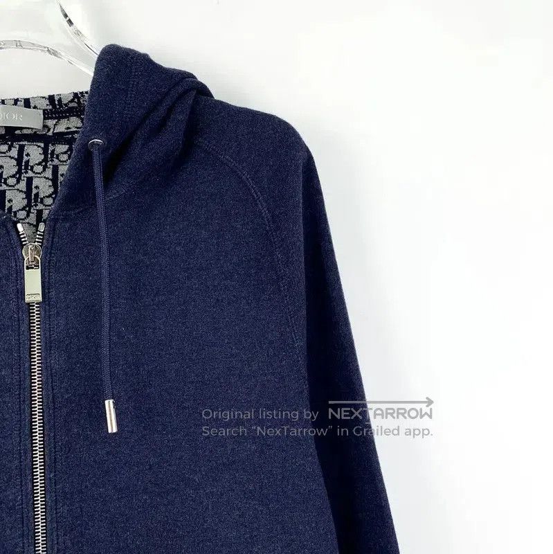 Dior Dior Men's Navy Cotton Zip-Up Jacket . Size US S / EU 44-46 / 1 - 3 Thumbnail