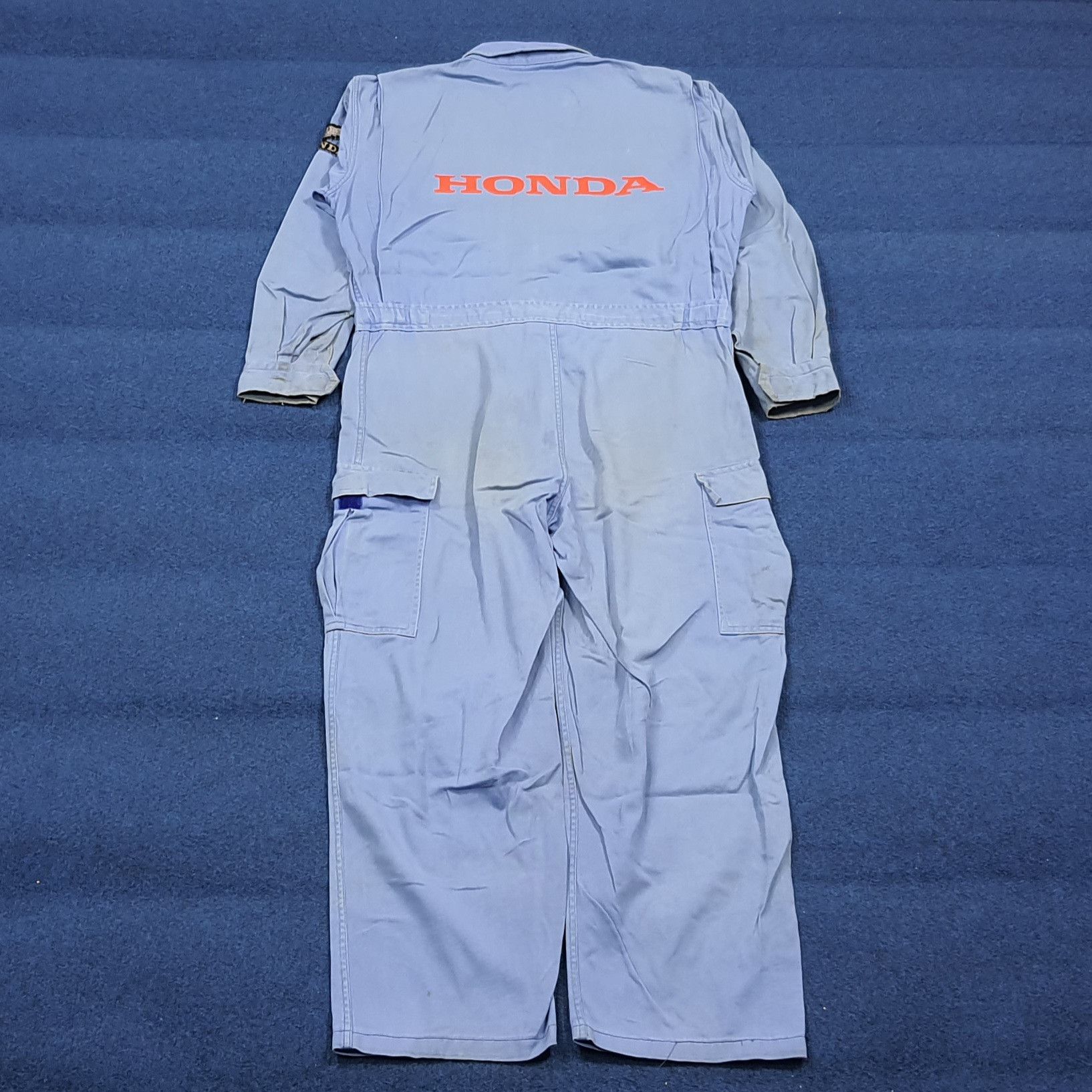 Japanese Brand Vintage 80s Honda Mechanic Jumpsuit Retro Motorsport C288N11 Size US S / EU 44-46 / 1 - 6 Thumbnail