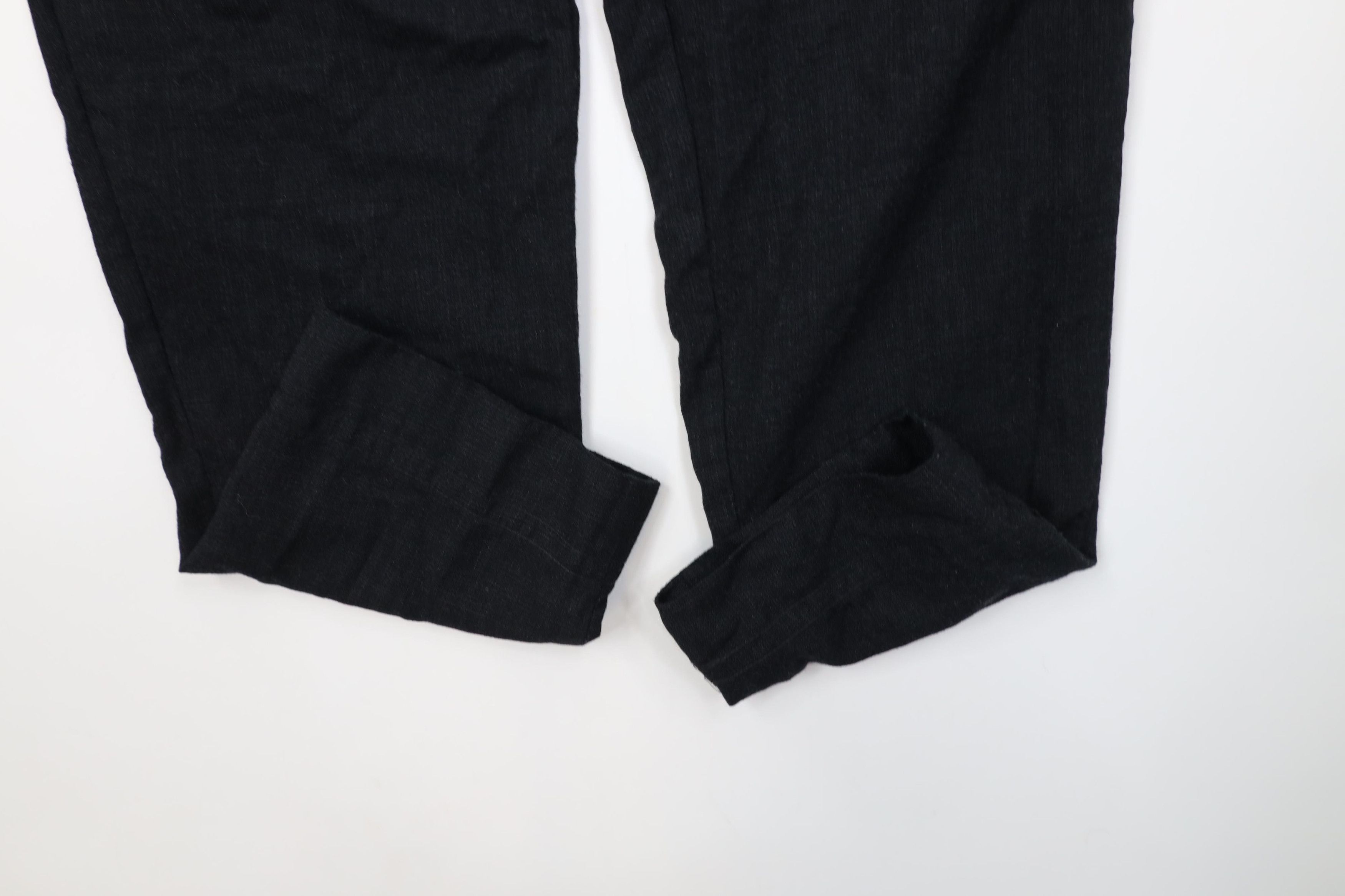 Vintage Vintage 90s Streetwear Straight Leg Chino Pants Dark Gray Size US 29 - 5 Thumbnail