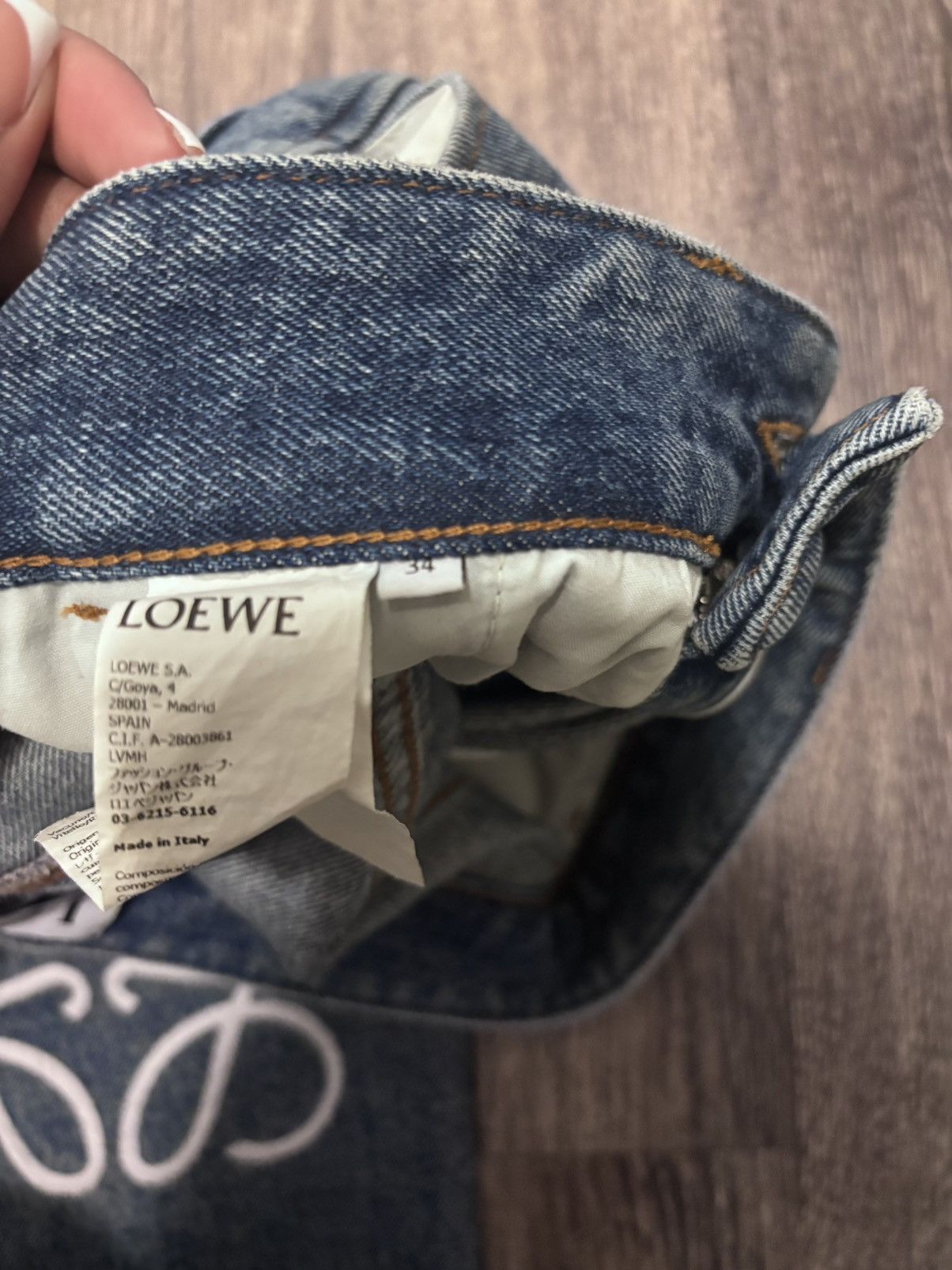 Loewe Loewe Anagram Jeans Size 26" / US 2 / IT 38 - 8 Thumbnail