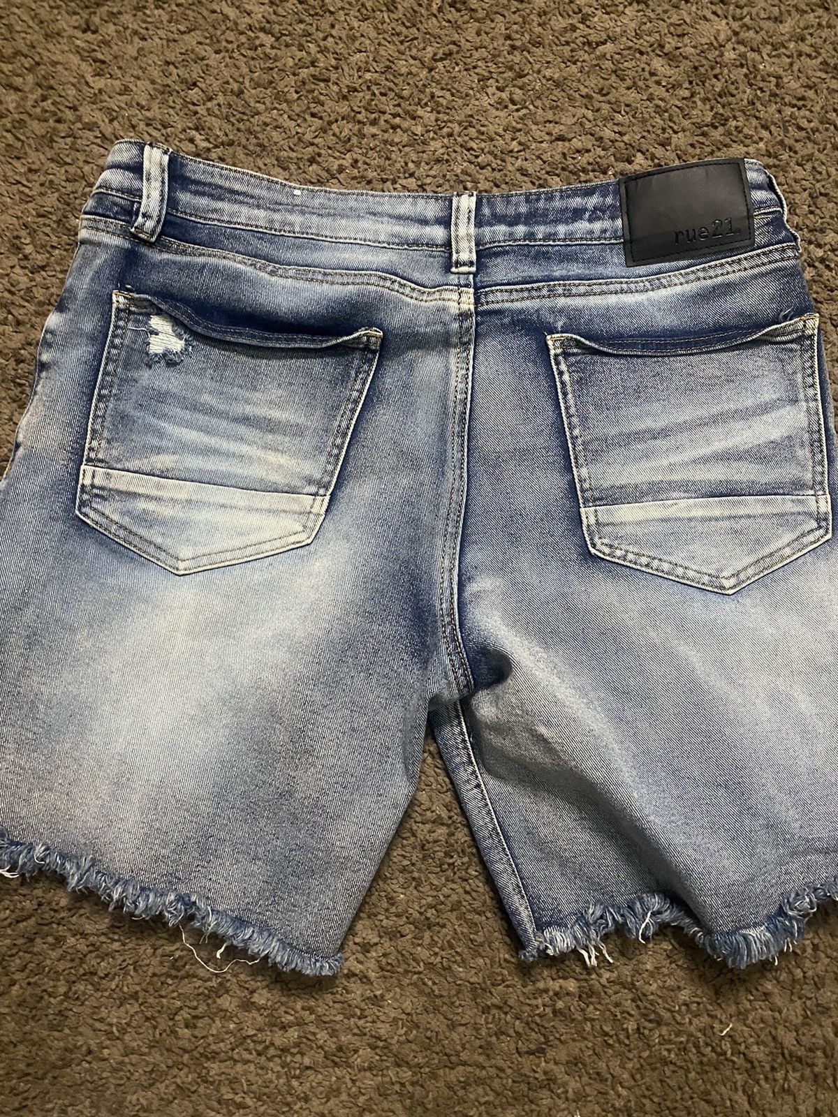 rue21 Rue 21 Light blue distressed denim shorts #distresseddenim Size US 34 / EU 50 - 2 Thumbnail