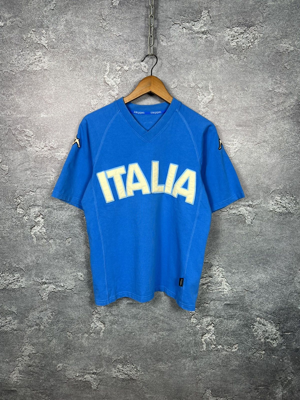 Vintage 2000s Kappa Italy Training Jersey Cotton T-shirt