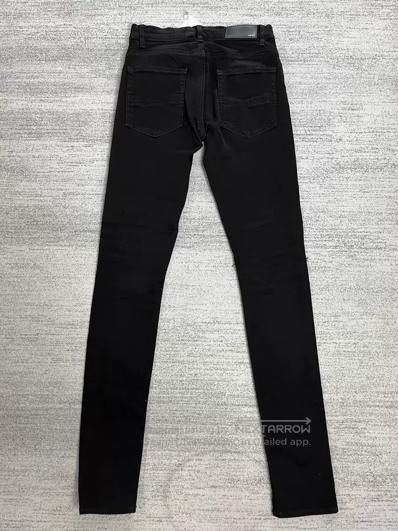 Amiri Amiri Size 29 Black patchwork ruins the jeans Size US 29 - 3 Thumbnail