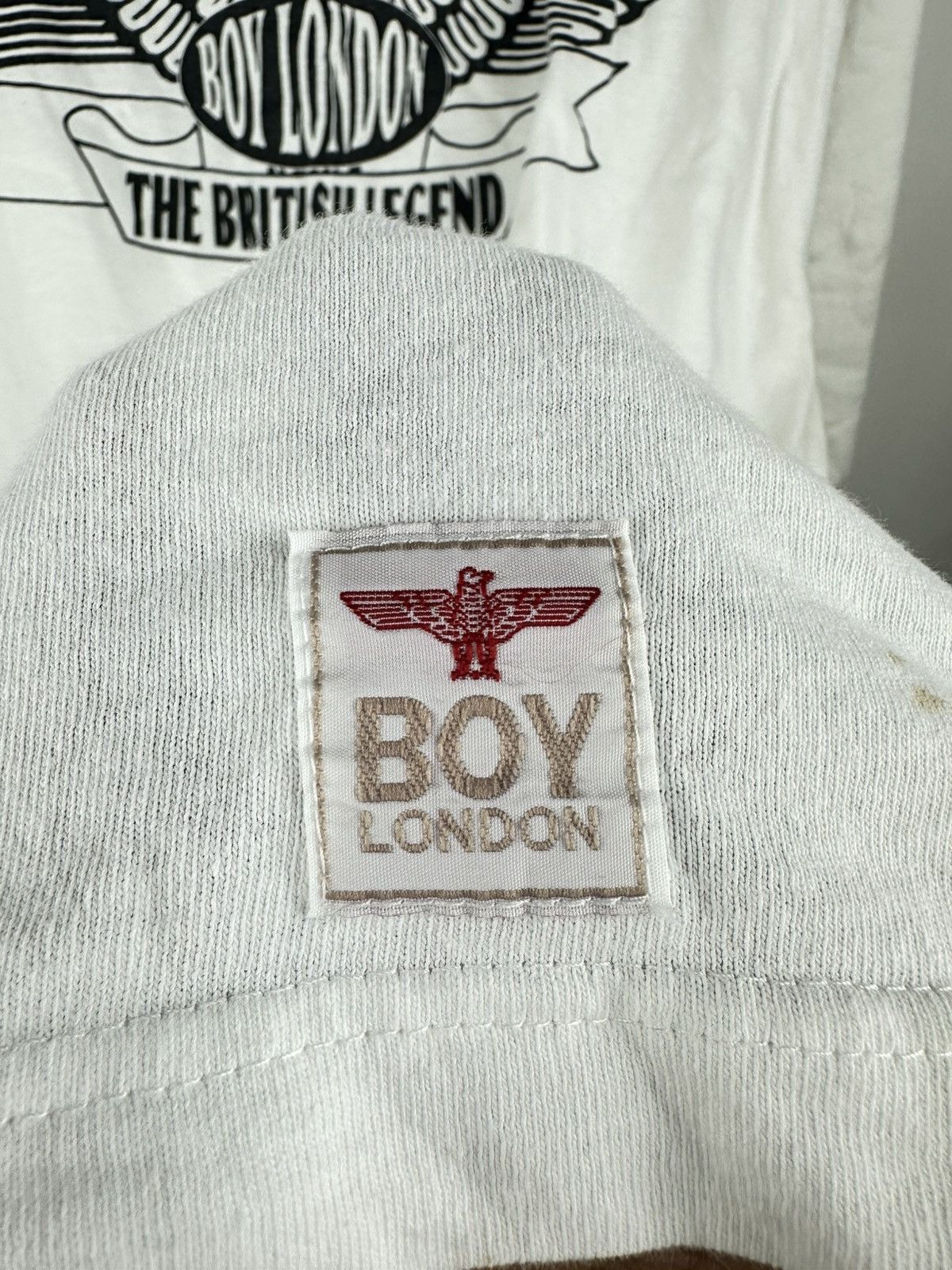 Boy London × Seditionaries × Vintage Vintage 90s Boy London The British Legend Tee Size US XL / EU 56 / 4 - 5 Thumbnail