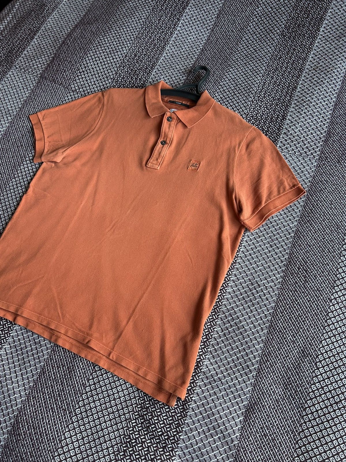 C.P. Company × Vintage Vintage C.P. Company Polo Tee T-shirt Orange Small Logo Size US XL / EU 56 / 4 - 2 Thumbnail