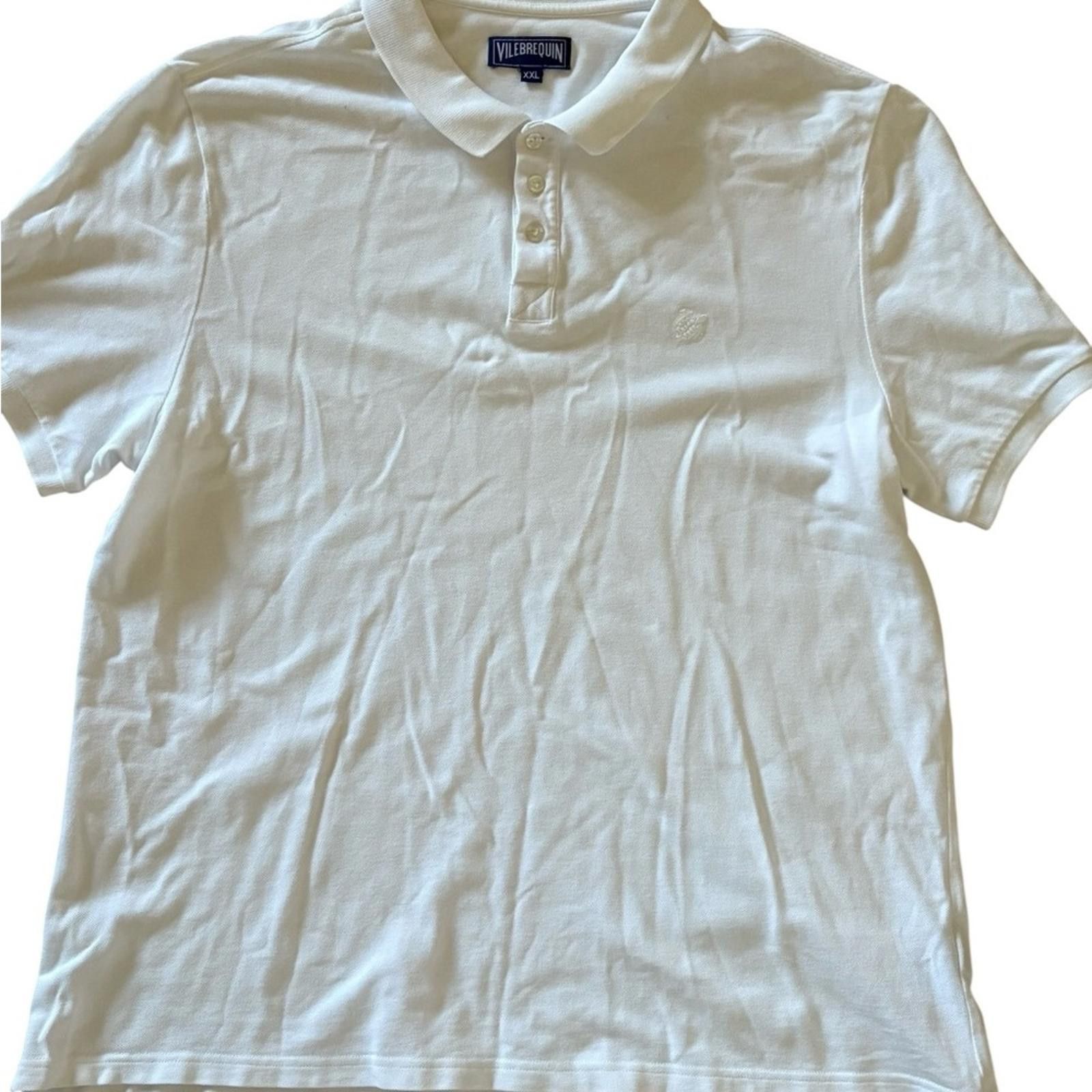 Vilebrequin Vilebrequin Cotton Classic Polo Shirt White Size XXL Size US XXL / EU 58 / 5 - 5 Thumbnail