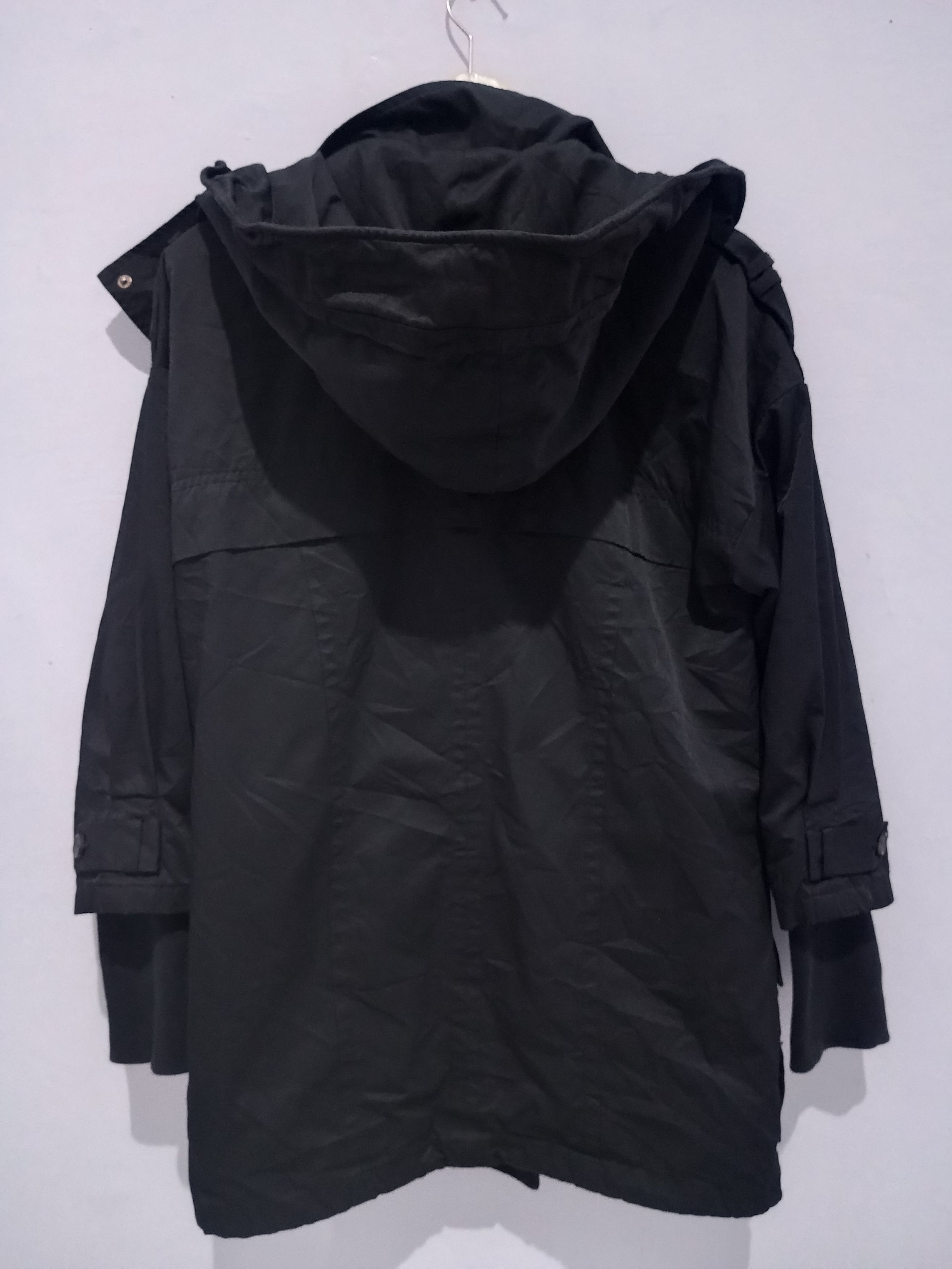 20471120 Vintage codes combine assymertic hoodie double layer parkas Size US L / EU 52-54 / 3 - 12 Thumbnail