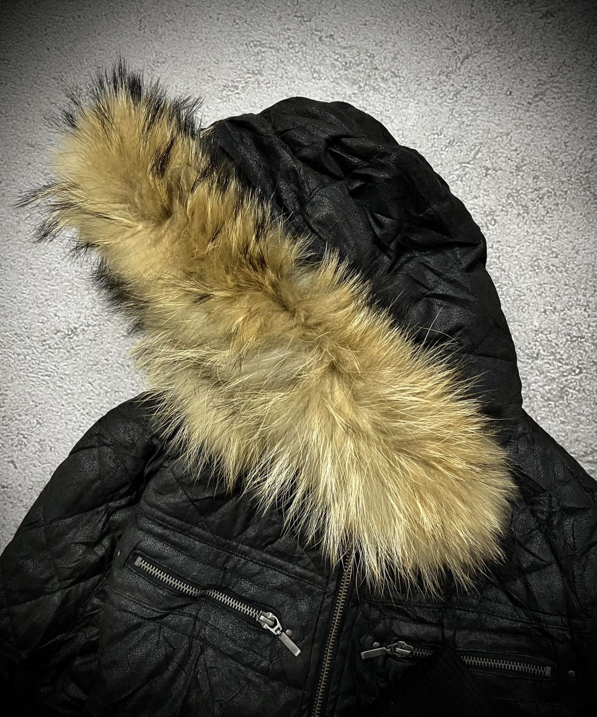 Japanese Brand 2000s Roushatte Bondage Punk Zip Fur Jacket Size US M / EU 48-50 / 2 - 6 Thumbnail