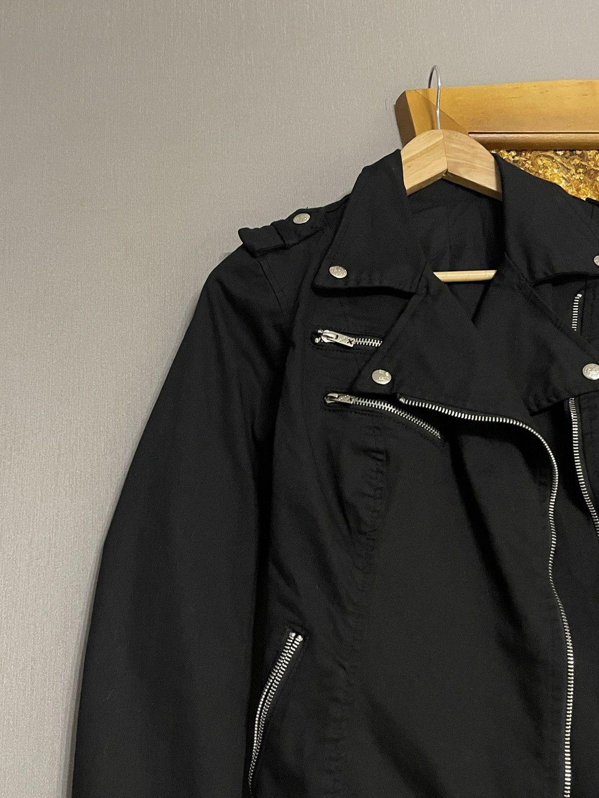 Tripp NYC Tripp Nyc Crazy Cotton Biker Black Jacket Opium Y2K Gothic Size S / US 4 / IT 40 - 8 Thumbnail