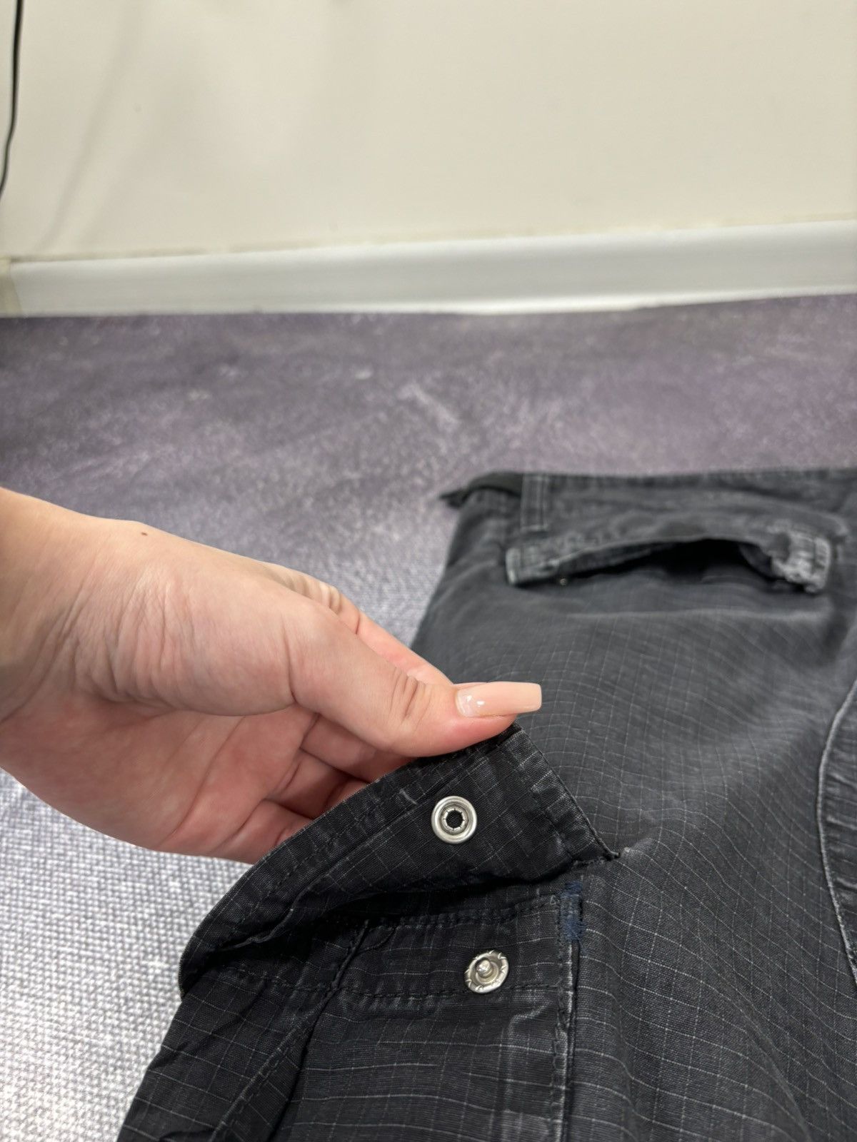 Carhartt Vintage Carhartt Y2K Black Hype Work Aviation Cargo Pants Size US 32 / EU 48 - 9 Thumbnail