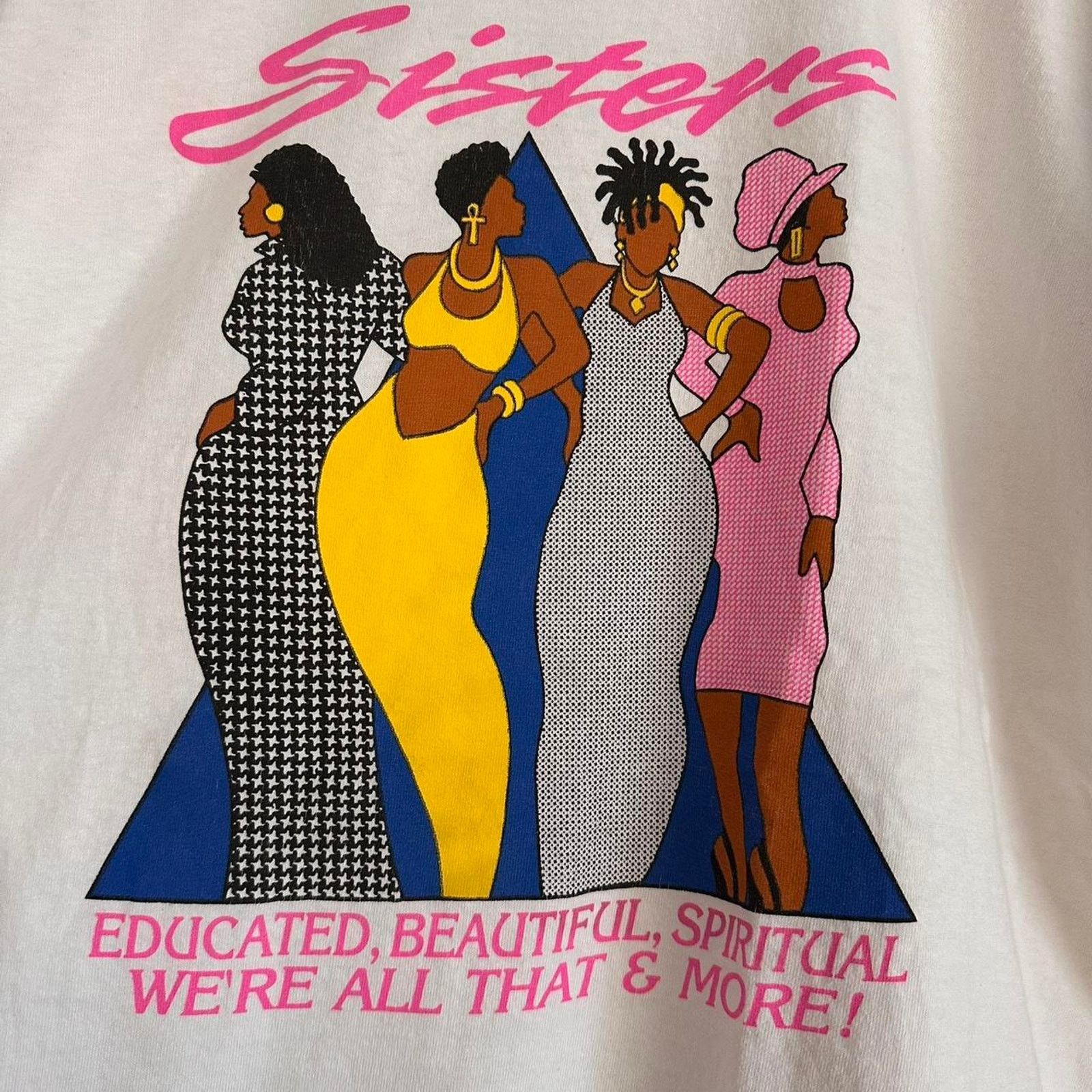 Jerzees × Vintage Vintage Sisters African American Women Empowerment Shirt Size US XL / EU 56 / 4 - 3 Thumbnail