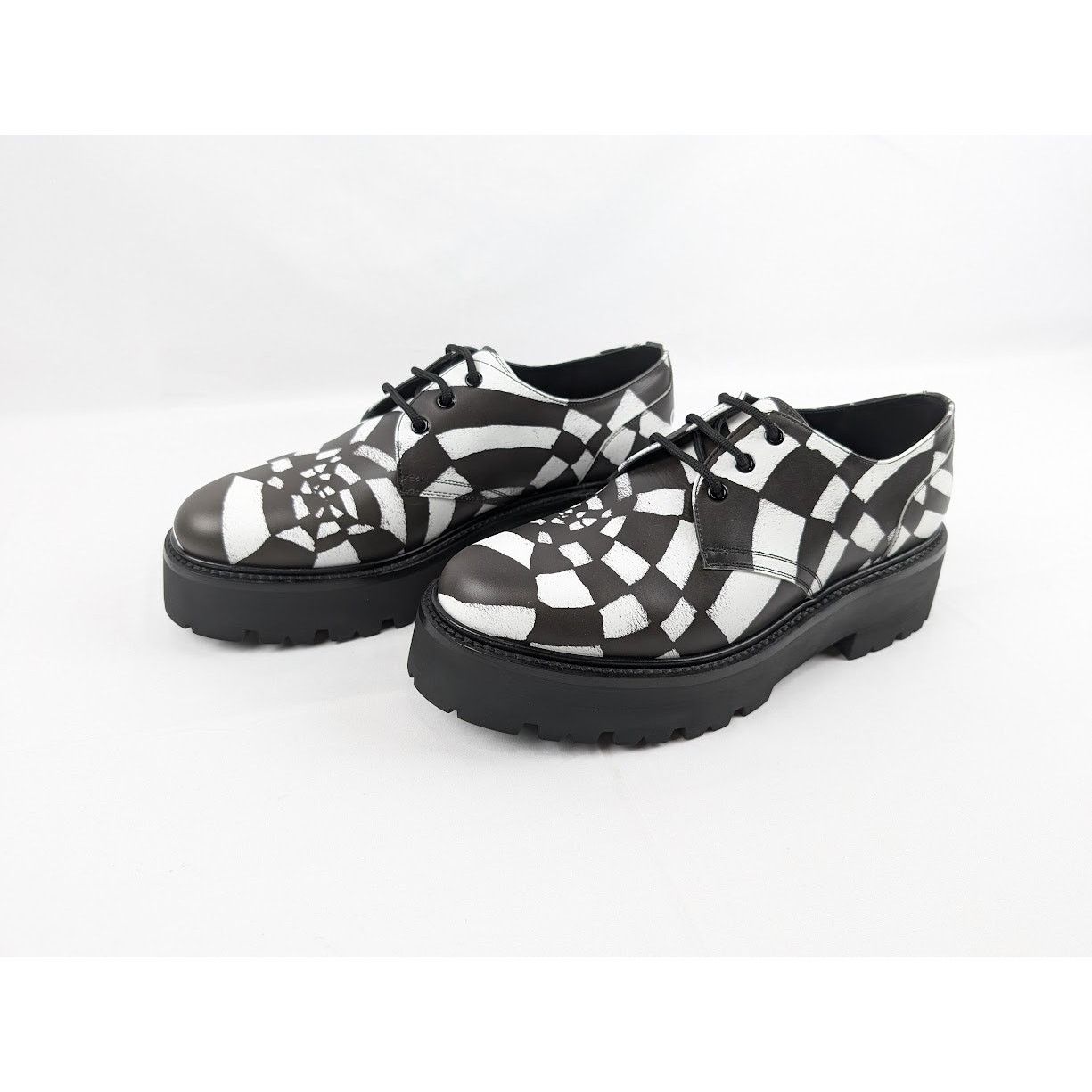 Celine o1rshd Leather Spiders Loafers in Black / White Size US 11 / EU 44 - 20 Thumbnail