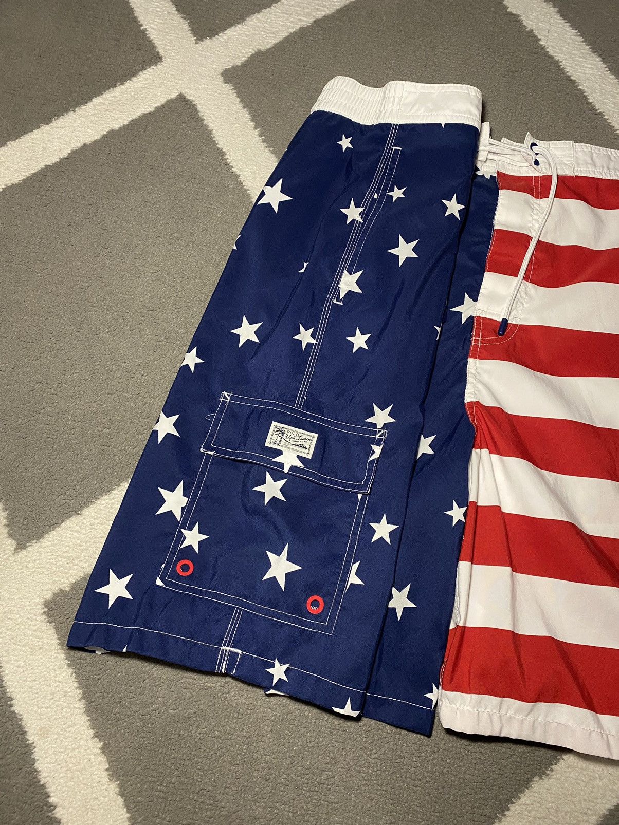 Polo Ralph Lauren × Ralph Lauren Polo Ralph Lauren men’s American Flag Swim Trunks Shorts Size US 40 / EU 56 - 6 Thumbnail