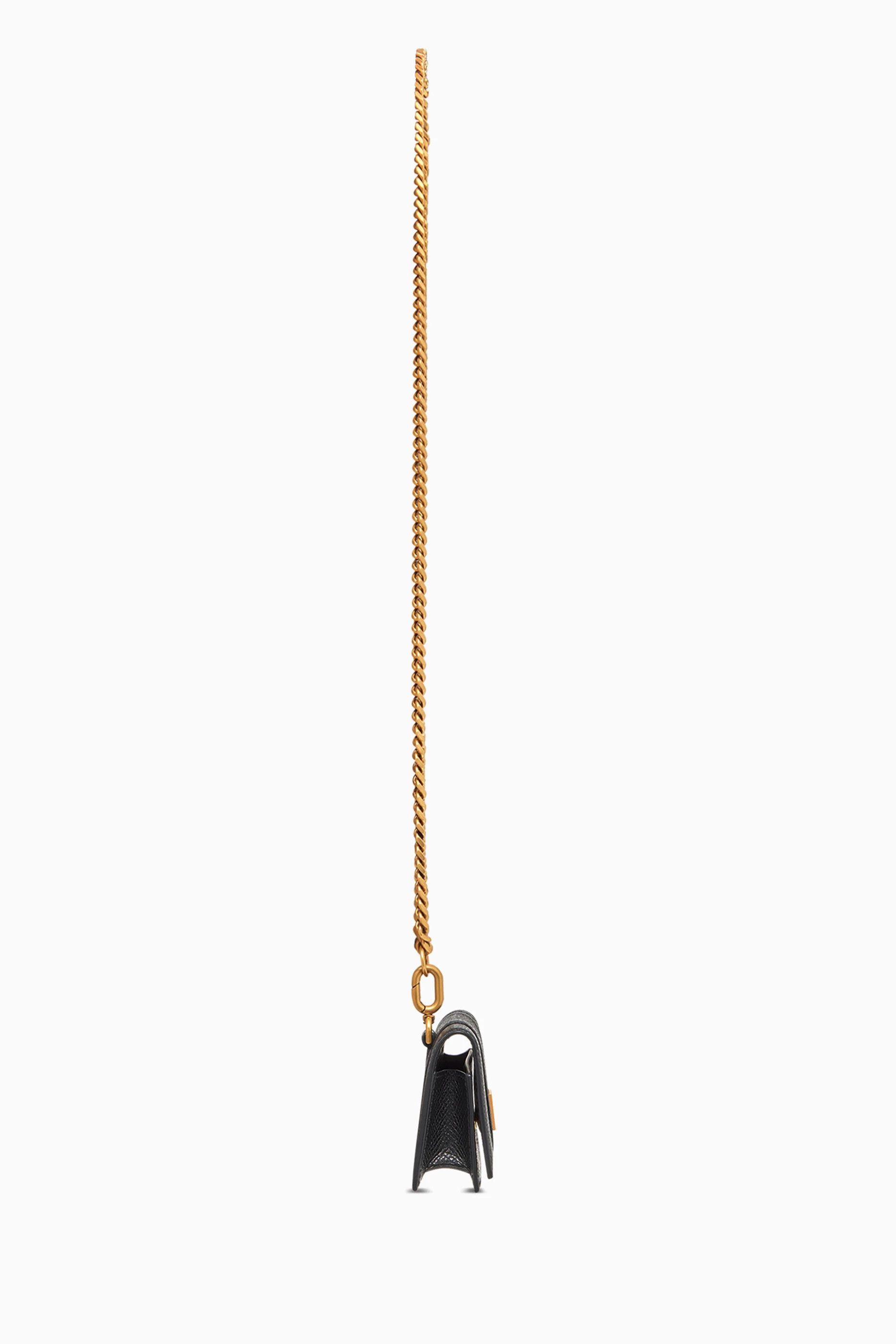 Balenciaga o1s1rm0226 Size: OS / Hourglass AirPods Pro Case in Black Size ONE SIZE - 5 Thumbnail