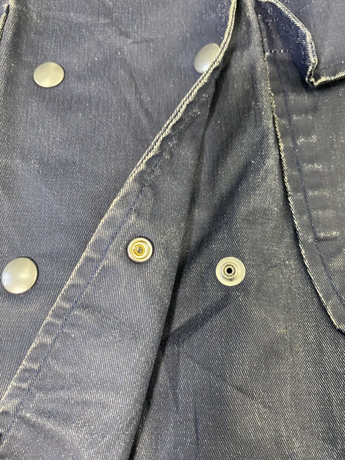 United Colors Of Benetton Rare United Color of Benetton Denim Trench Coat Size S / US 4 / IT 40 - 11 Thumbnail