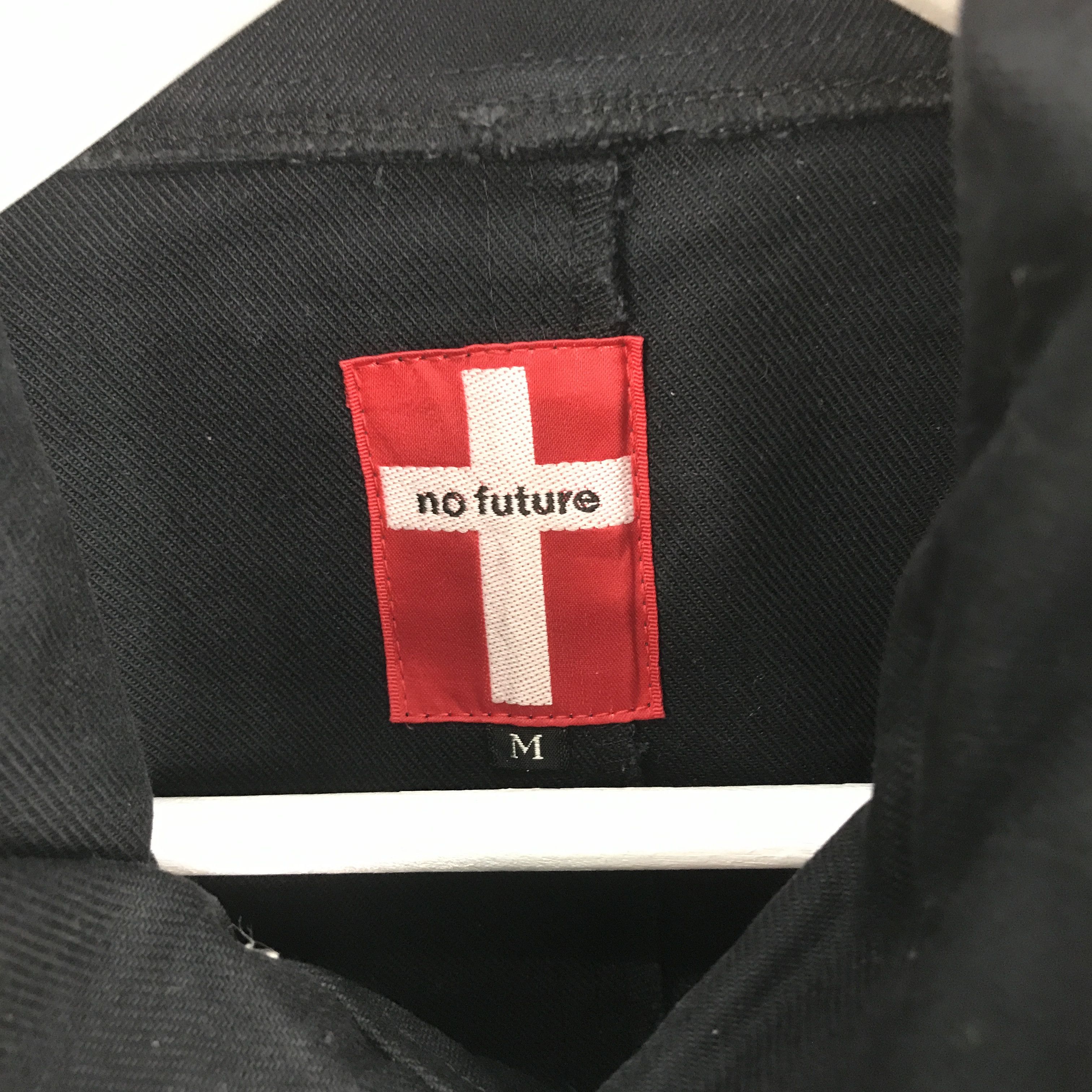 Japanese Brand × No Future 🔥Rare no future bondage black zipper jacket Size US M / EU 48-50 / 2 - 3 Thumbnail