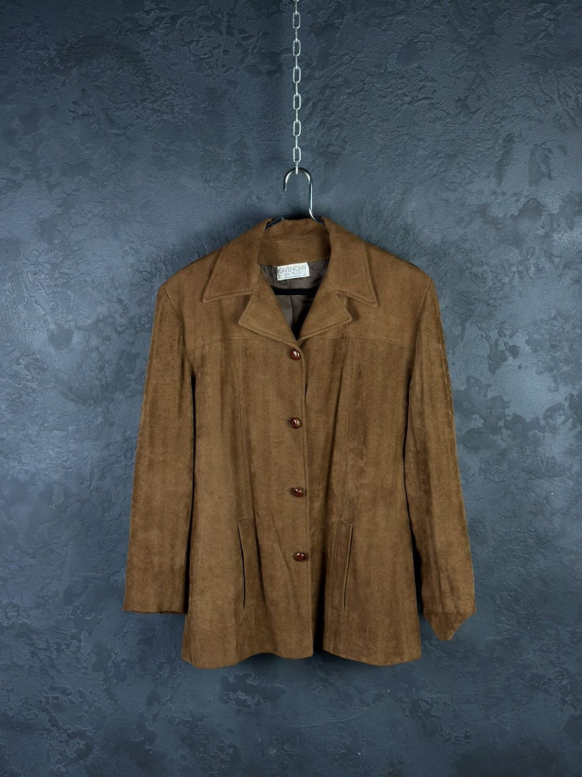 Givenchy Vintage Givenchy 90's EN PLUS Long Blazer Size 42 Viscose Size 42R - 1 Thumbnail