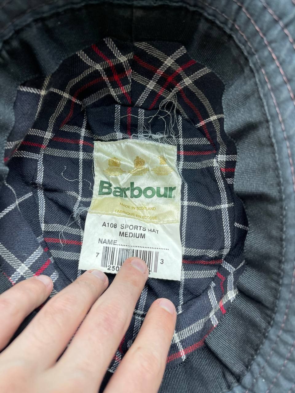 Barbour Vintage Barbour Wax Bucket hat Size ONE SIZE - 3 Thumbnail