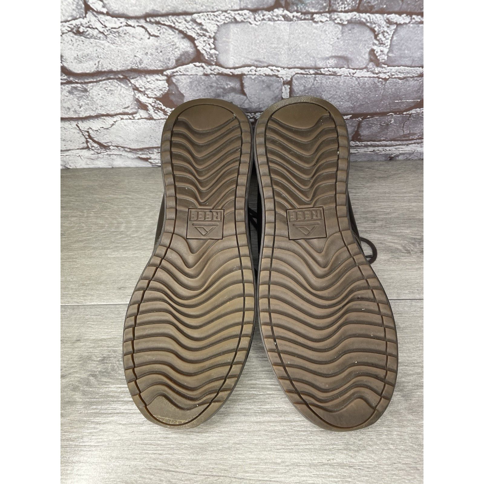 REEF Reef Rover Mid Brown Leather Casual Chukka Boots Shoes Men S Size US 11 / EU 44 - 9 Thumbnail