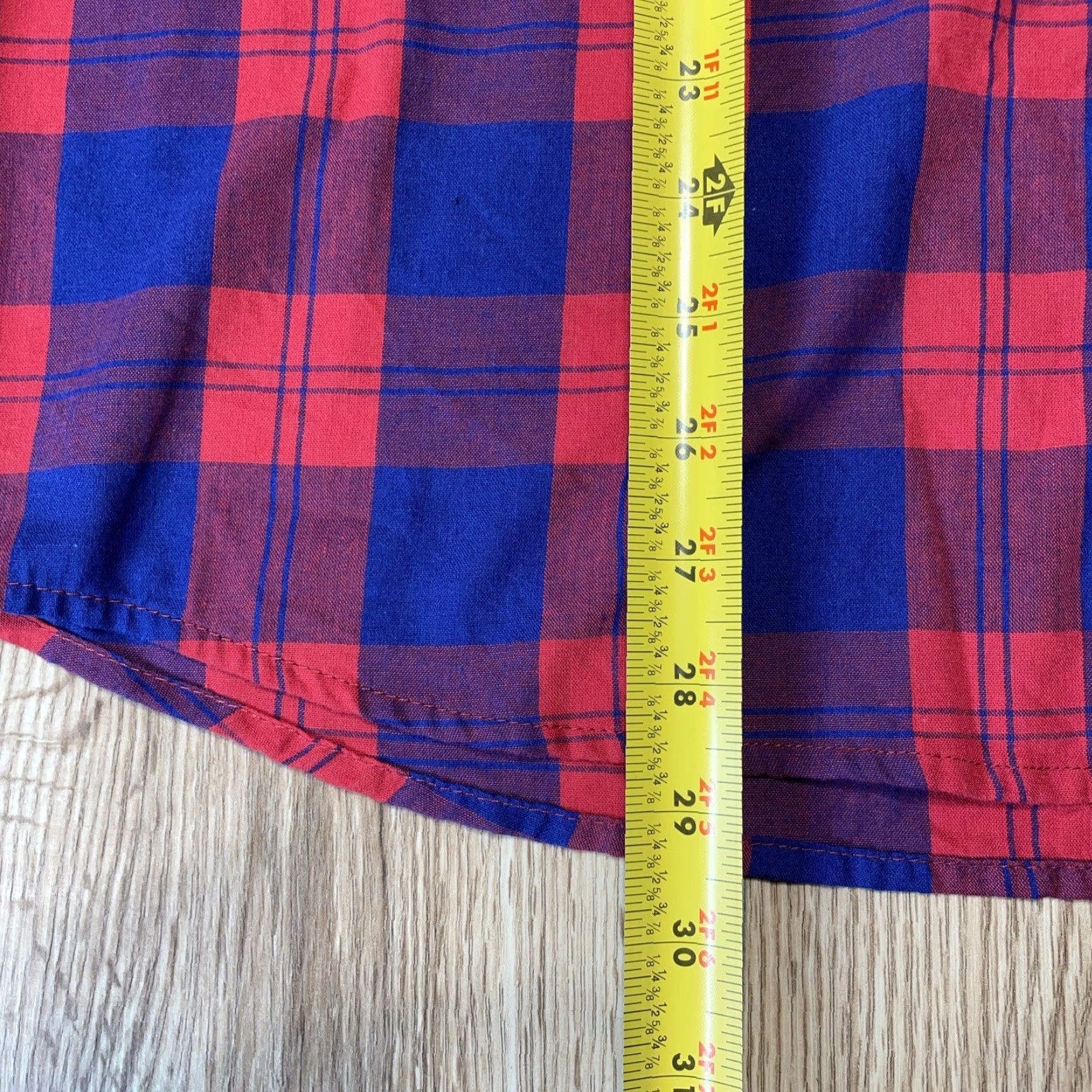 Wrangler VINTAGE Wrangler Red Plaid Button-Up Shirt Mens Medium Long Sleeve Pearl Snap Size US M / EU 48-50 / 2 - 4 Thumbnail