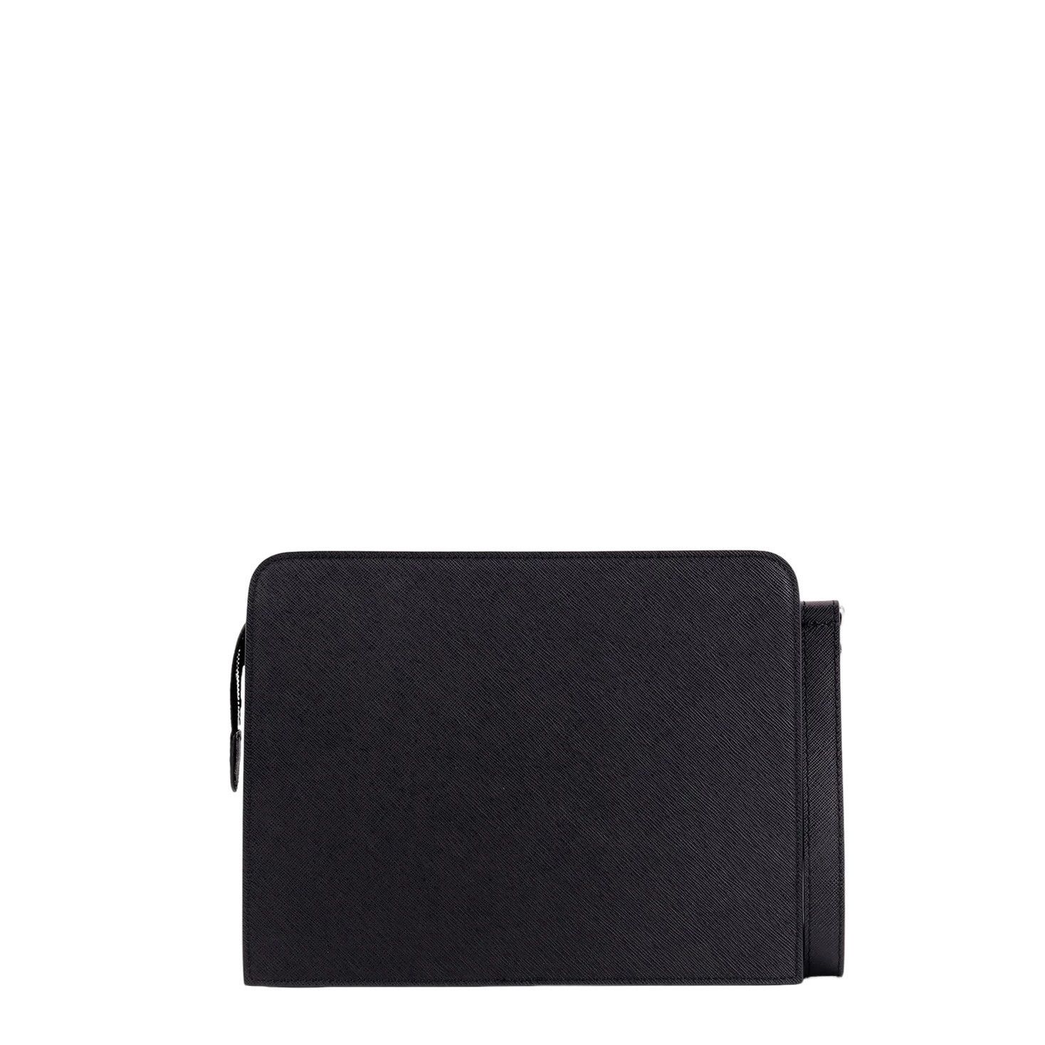 Kiton KITON Black Leather Clutch New & Authentic Size ONE SIZE - 2 Thumbnail