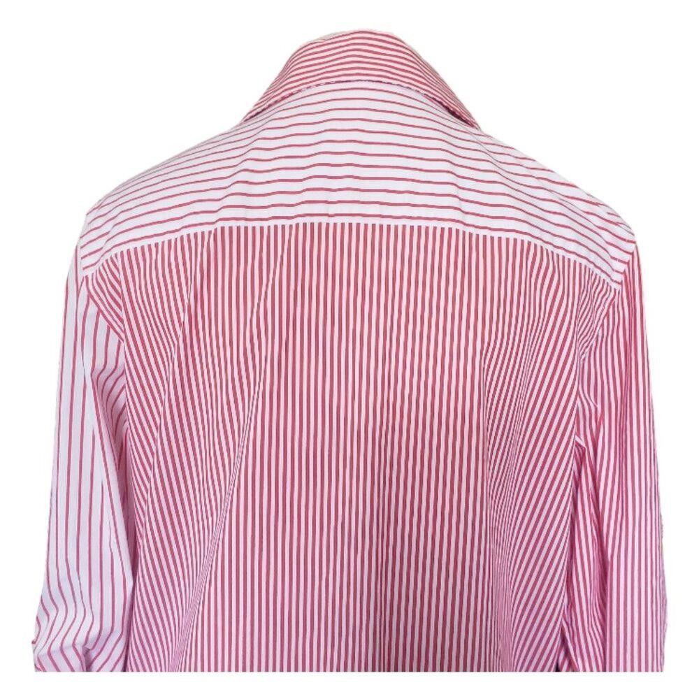 Calvin Klein CT743 Calvin Klein Men's Red & White Slim Fit Shirt 16.5 Size 38R - 5 Thumbnail