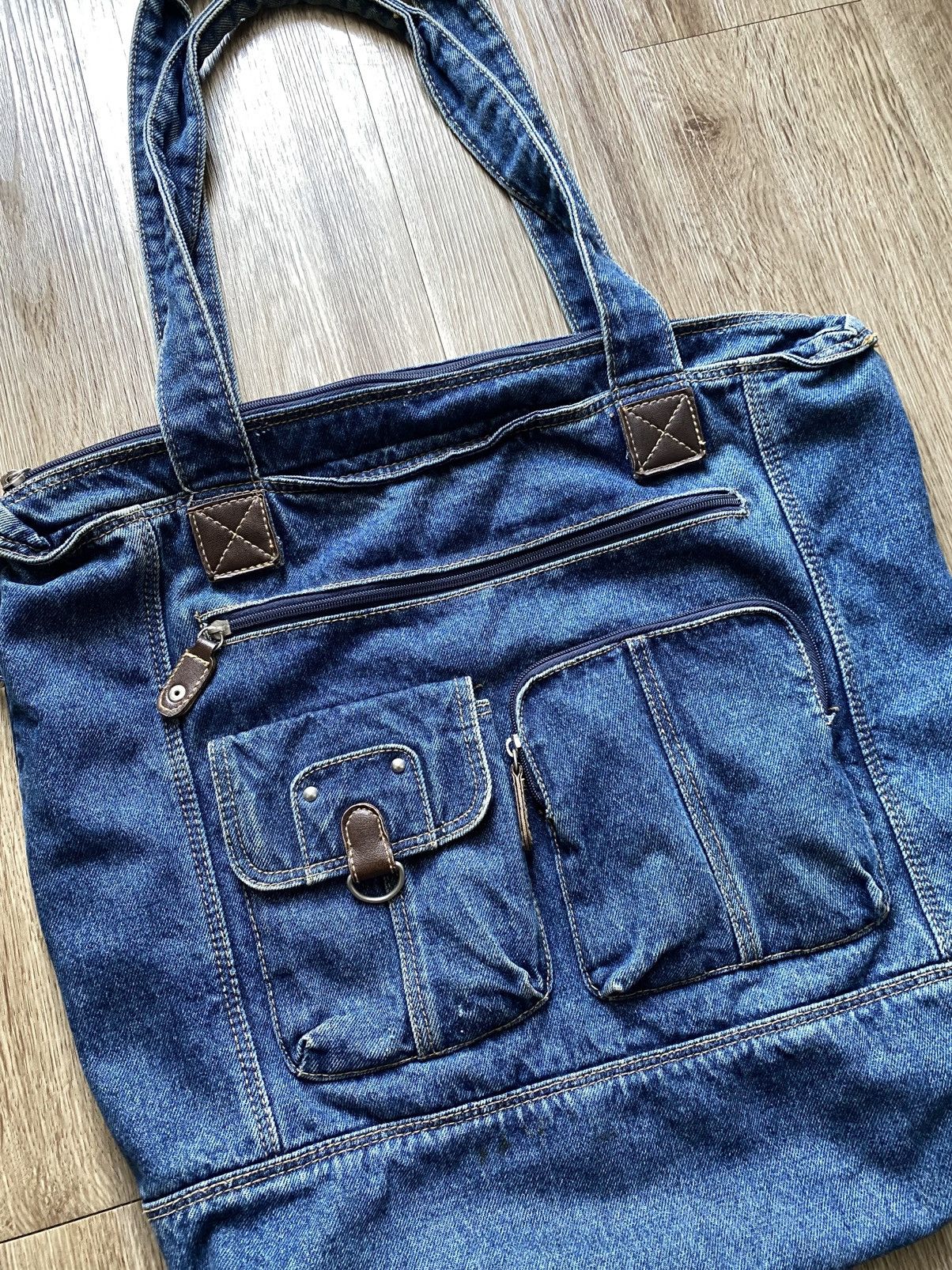Vintage Y2K Cargo Zip Tote Bag Size ONE SIZE - 3 Thumbnail